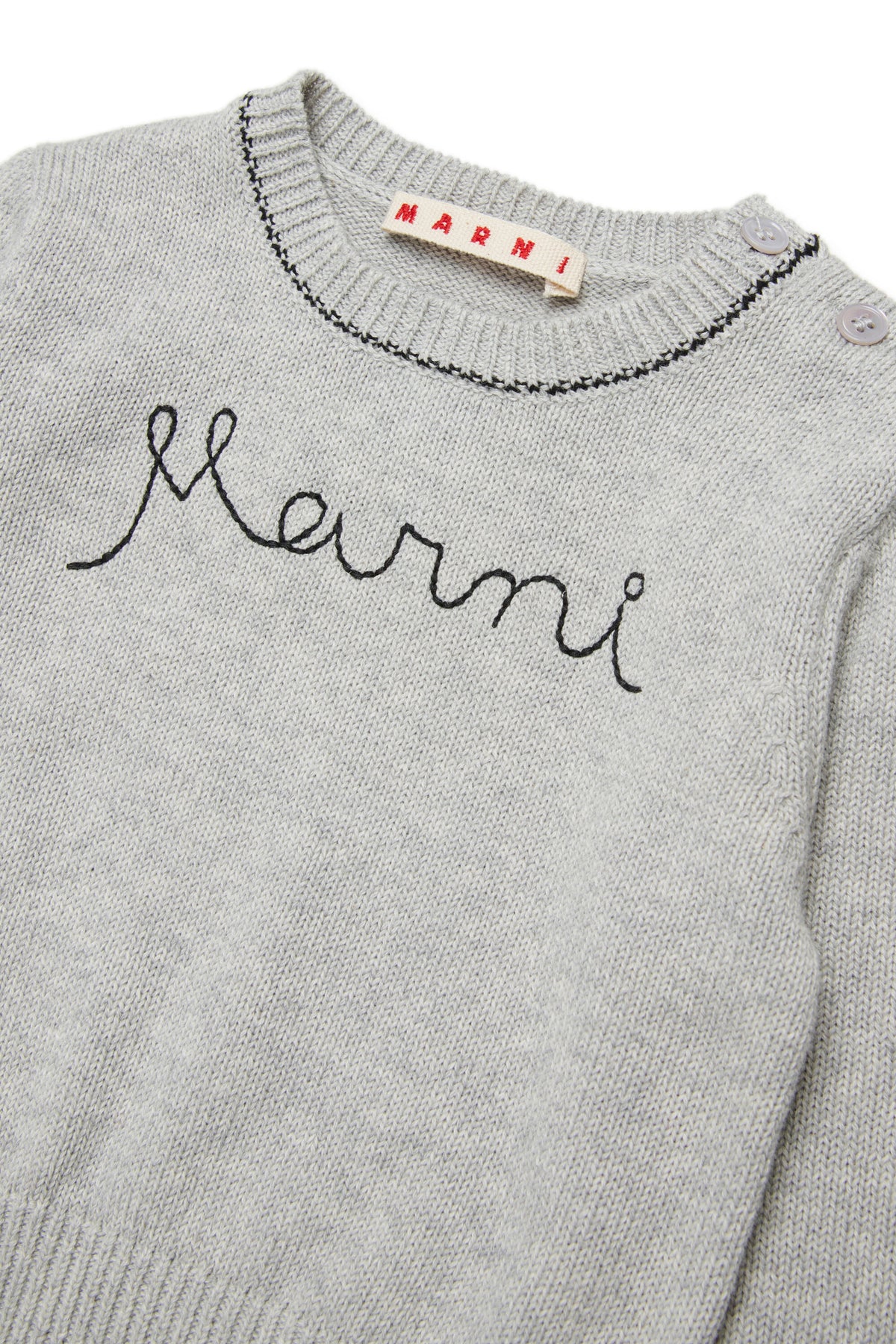 Crew neck pullover with logo
