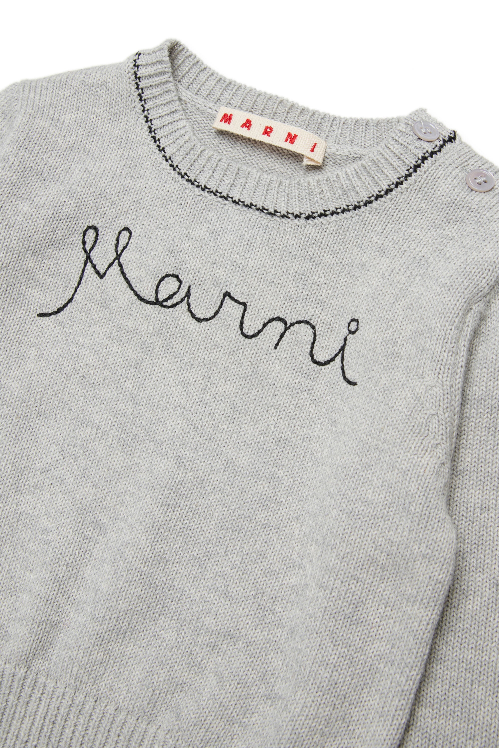 Crew neck pullover with logo