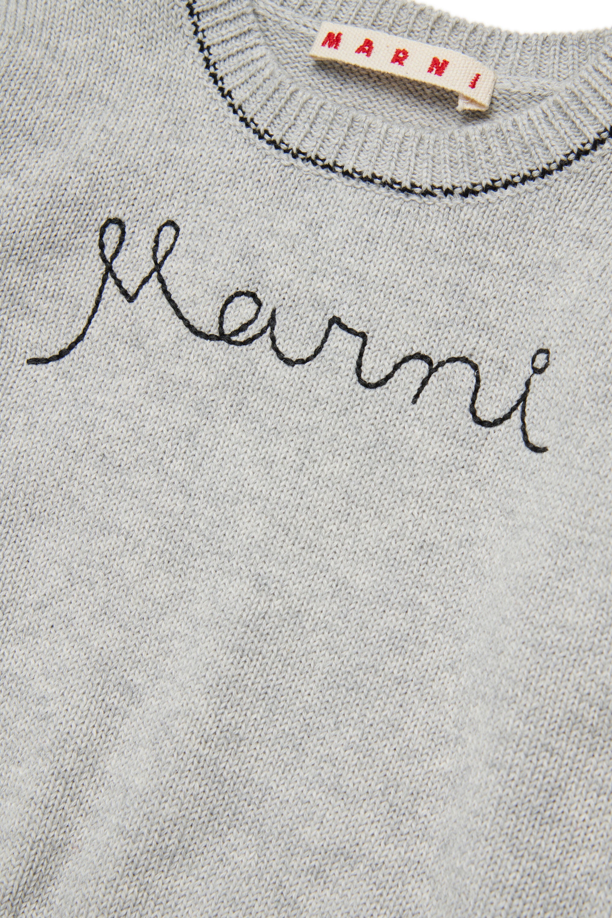 Crew neck pullover with logo