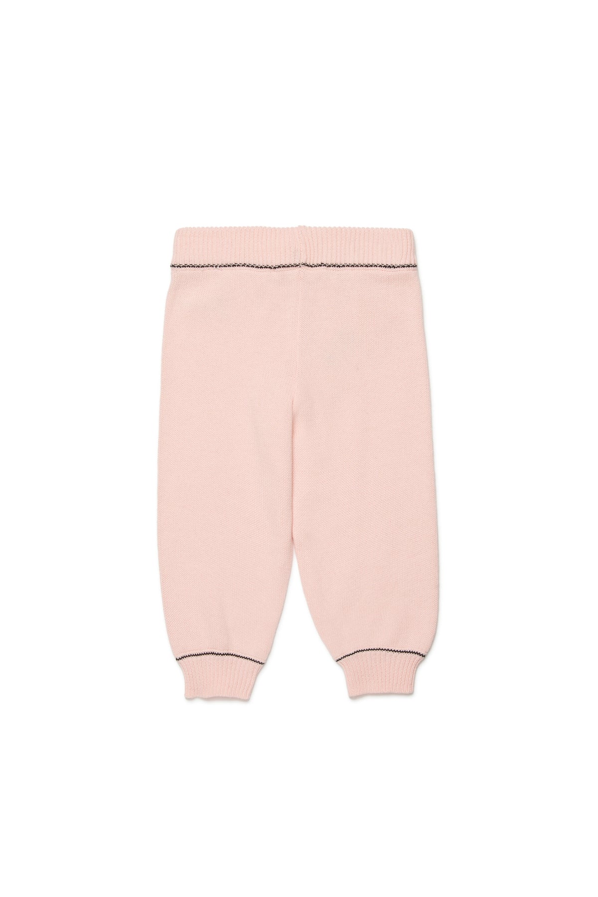 Knit pants with logo