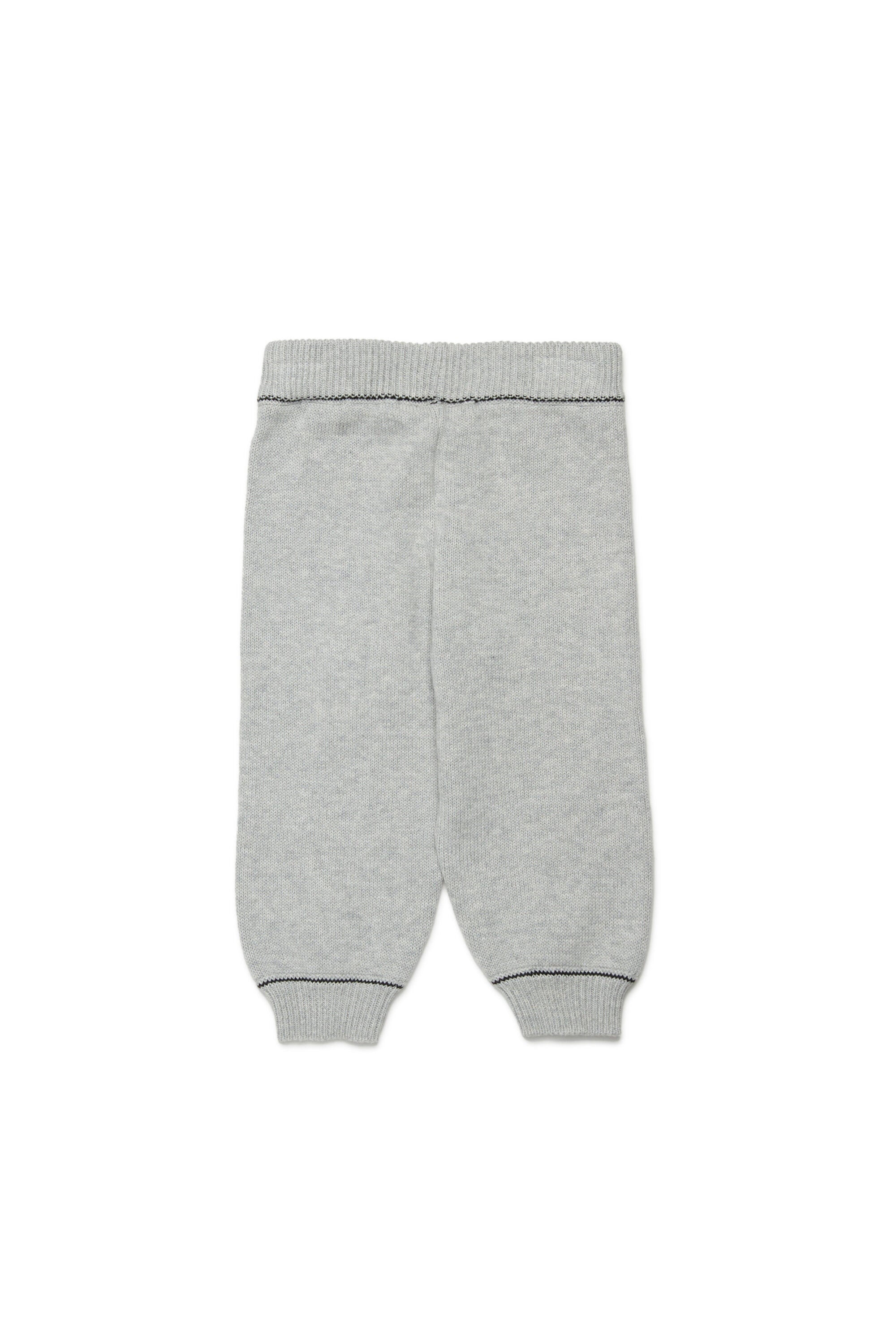 Knit pants with logo