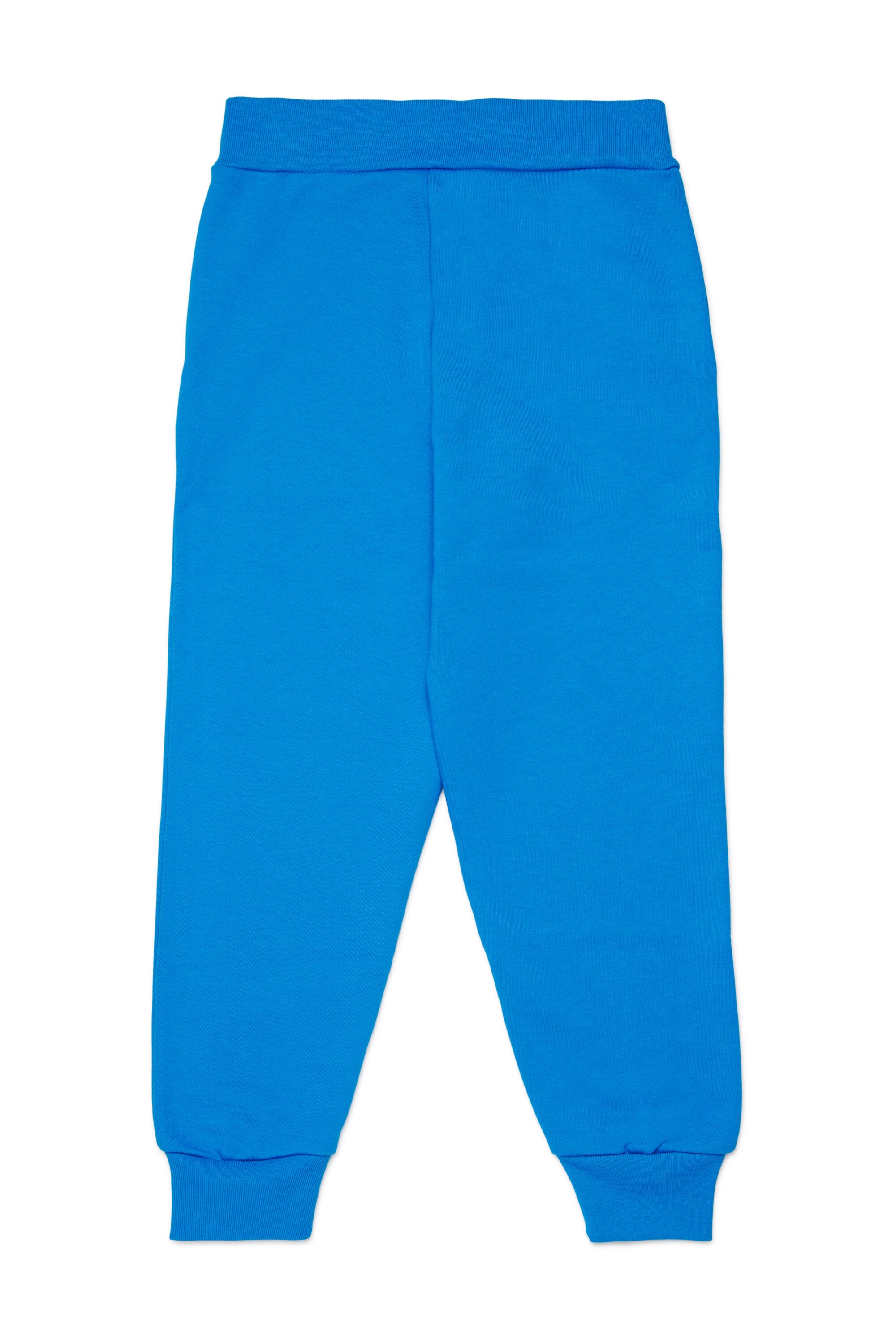 Fleece jogger pants with logo
