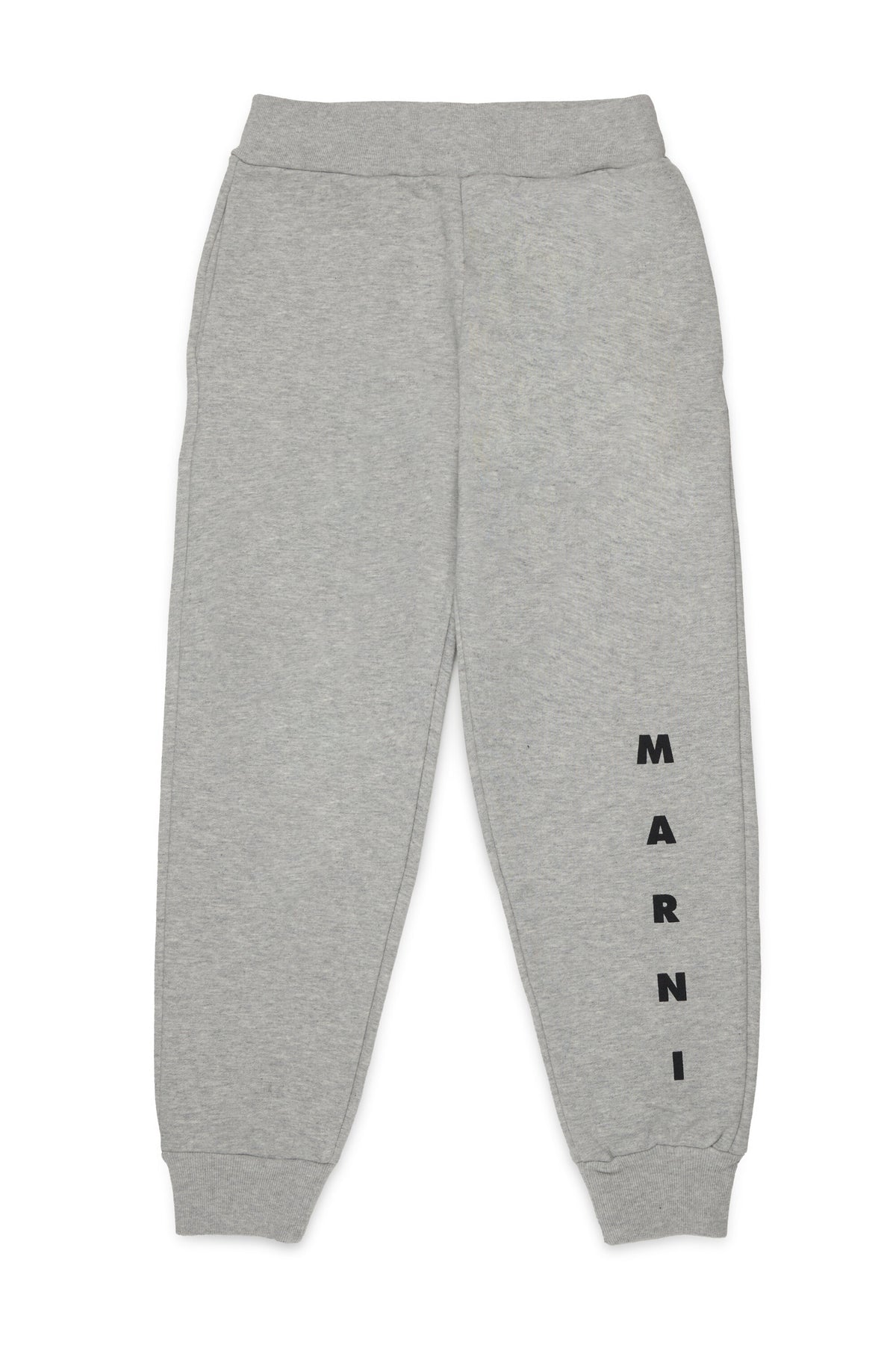 Fleece jogger pants with logo
