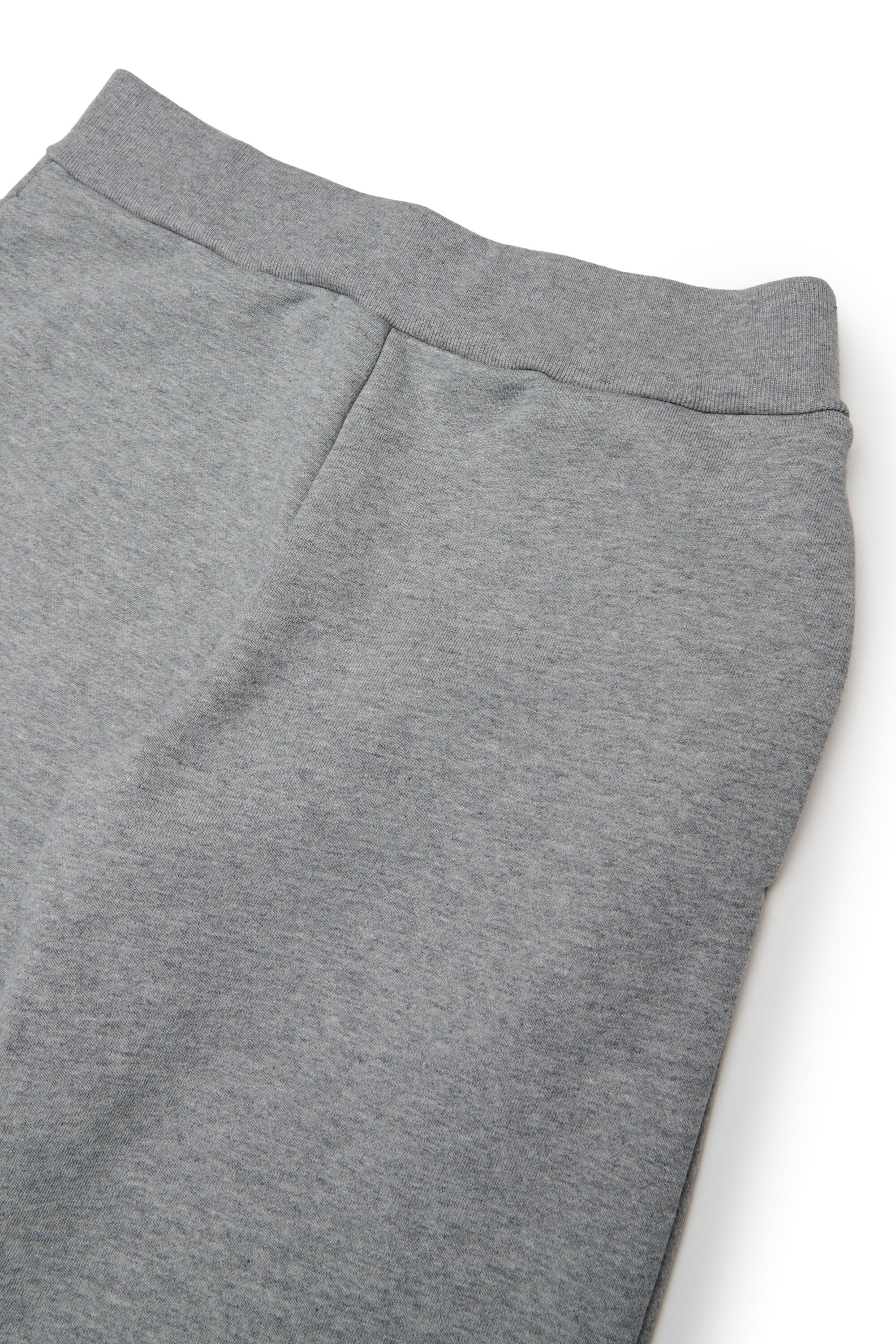 Fleece jogger pants with logo