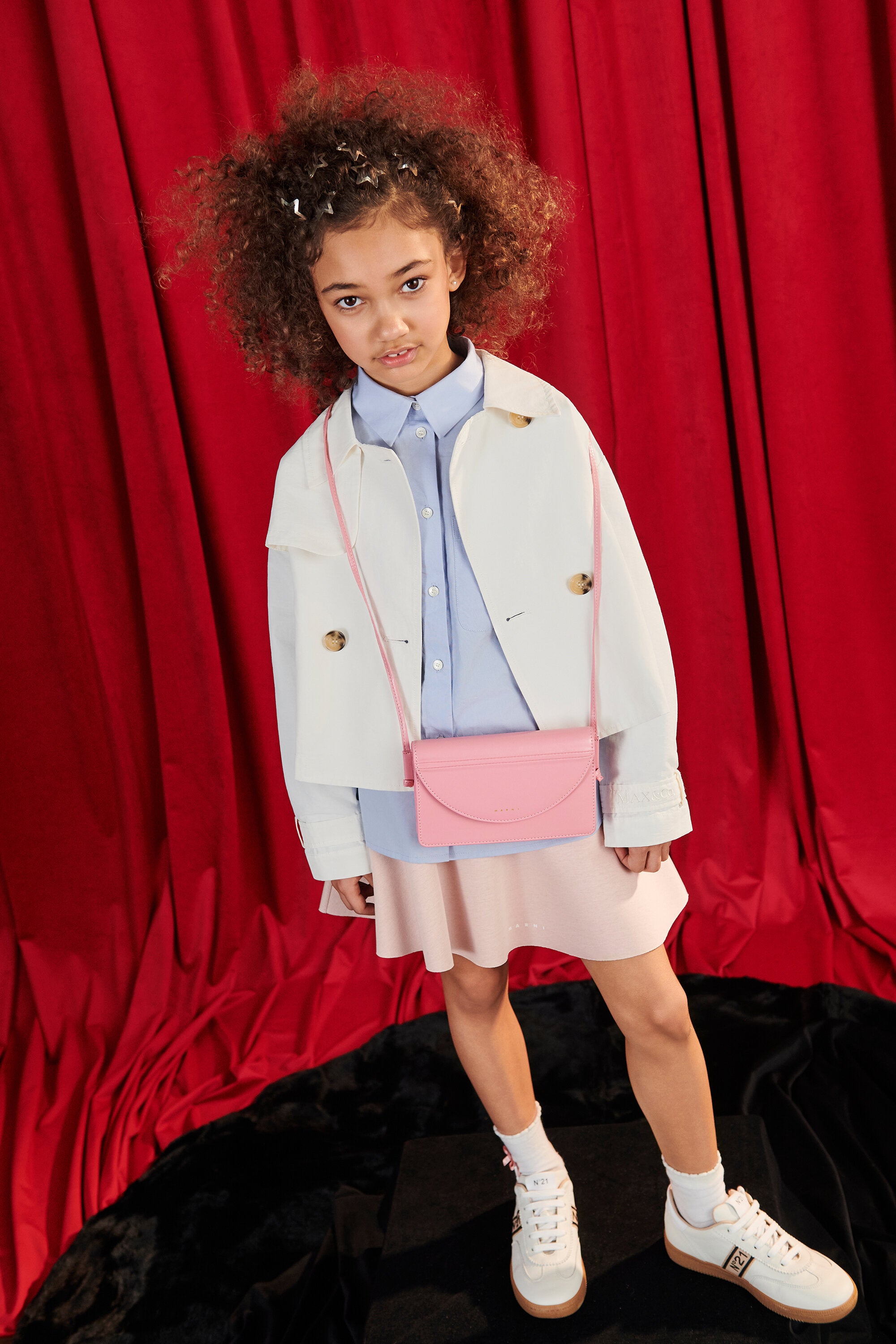 Mini Bag in coated fabric