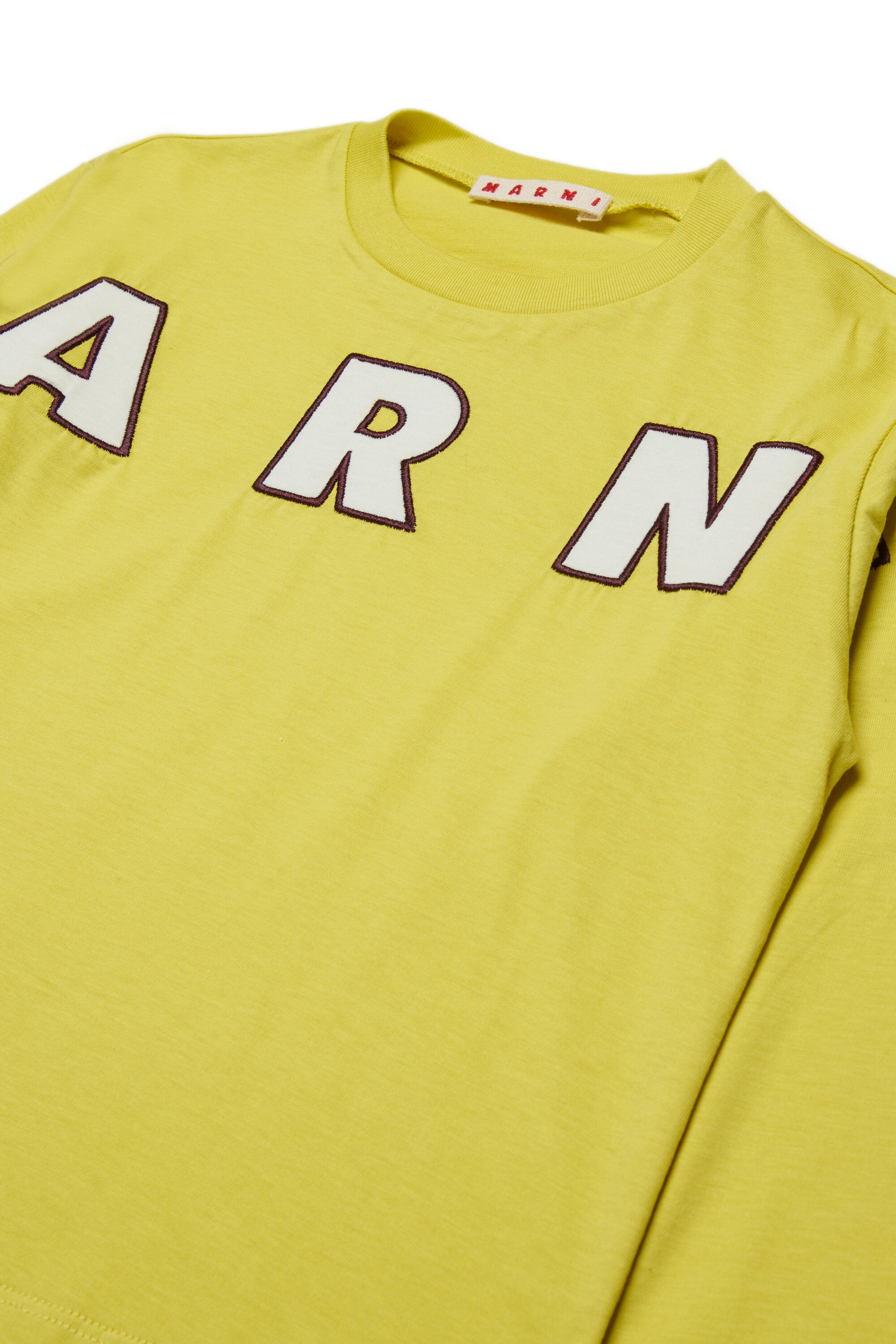 Long-sleeved T-shirt with embroidered logo