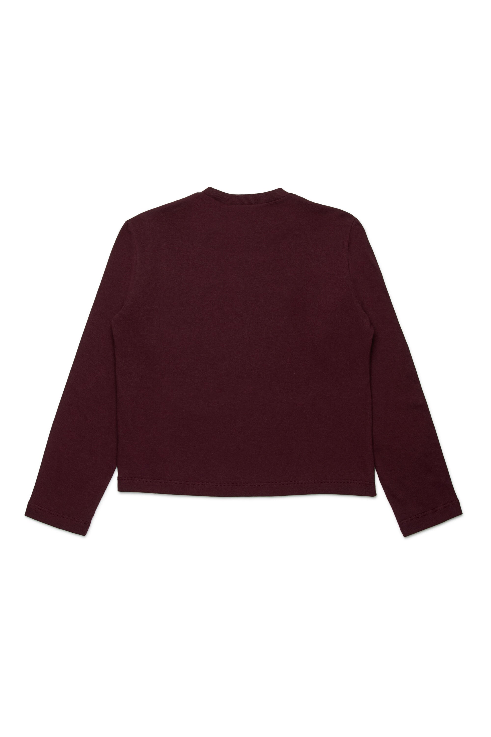 Long-sleeved T-shirt with embroidered logo