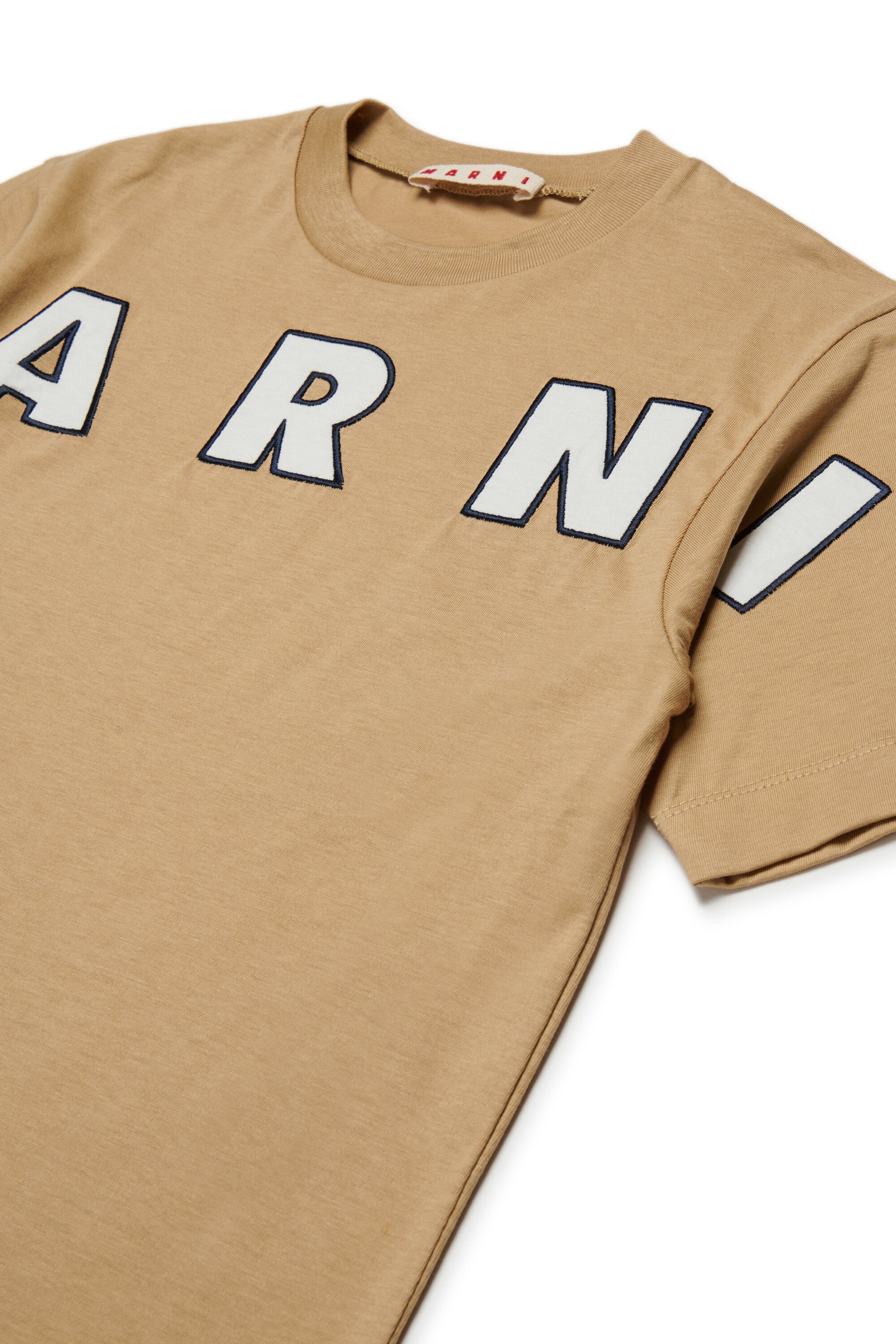 T-shirt with embroidered logo