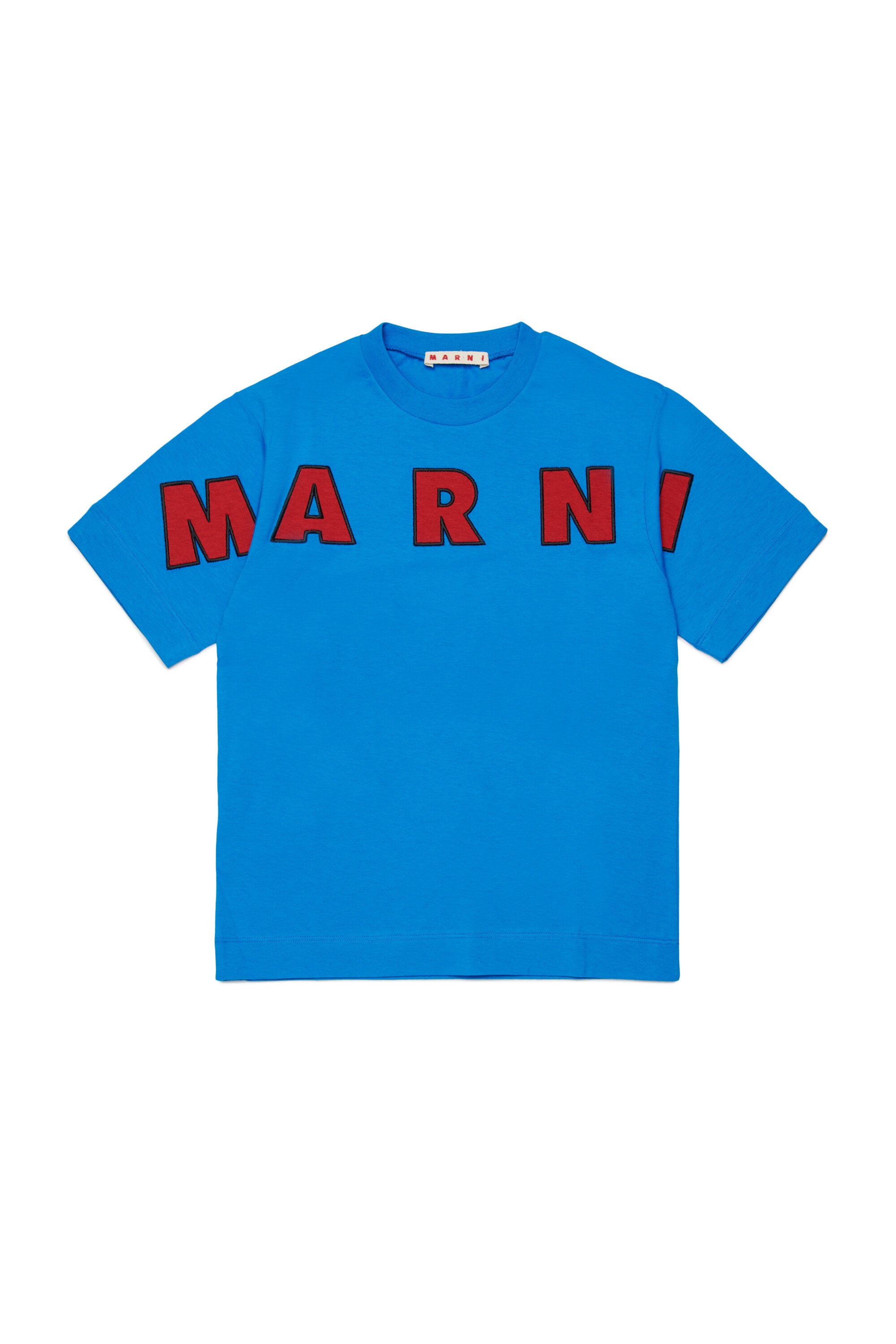 T-shirt with embroidered logo
