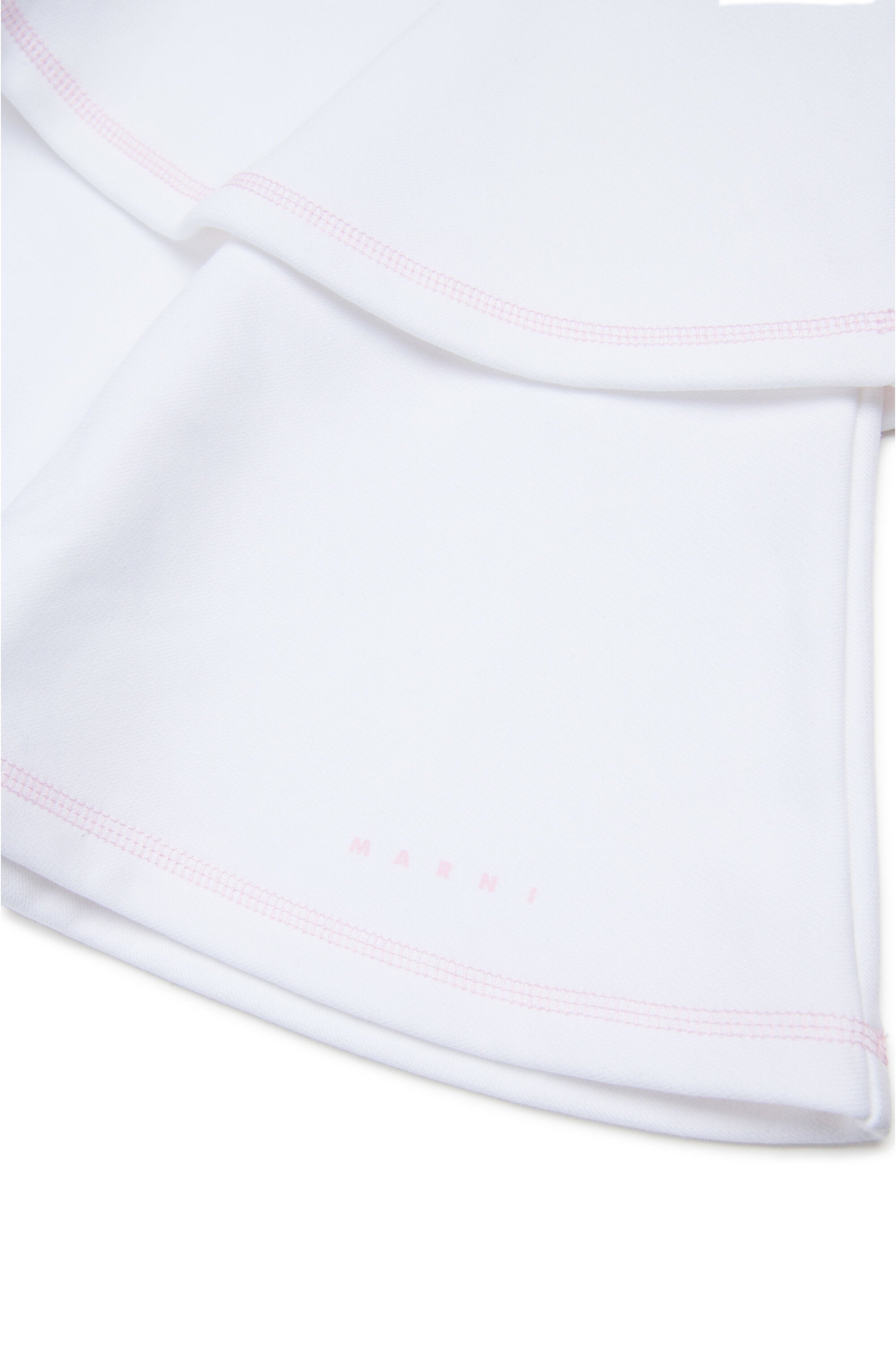 Double flounces fleece skirt