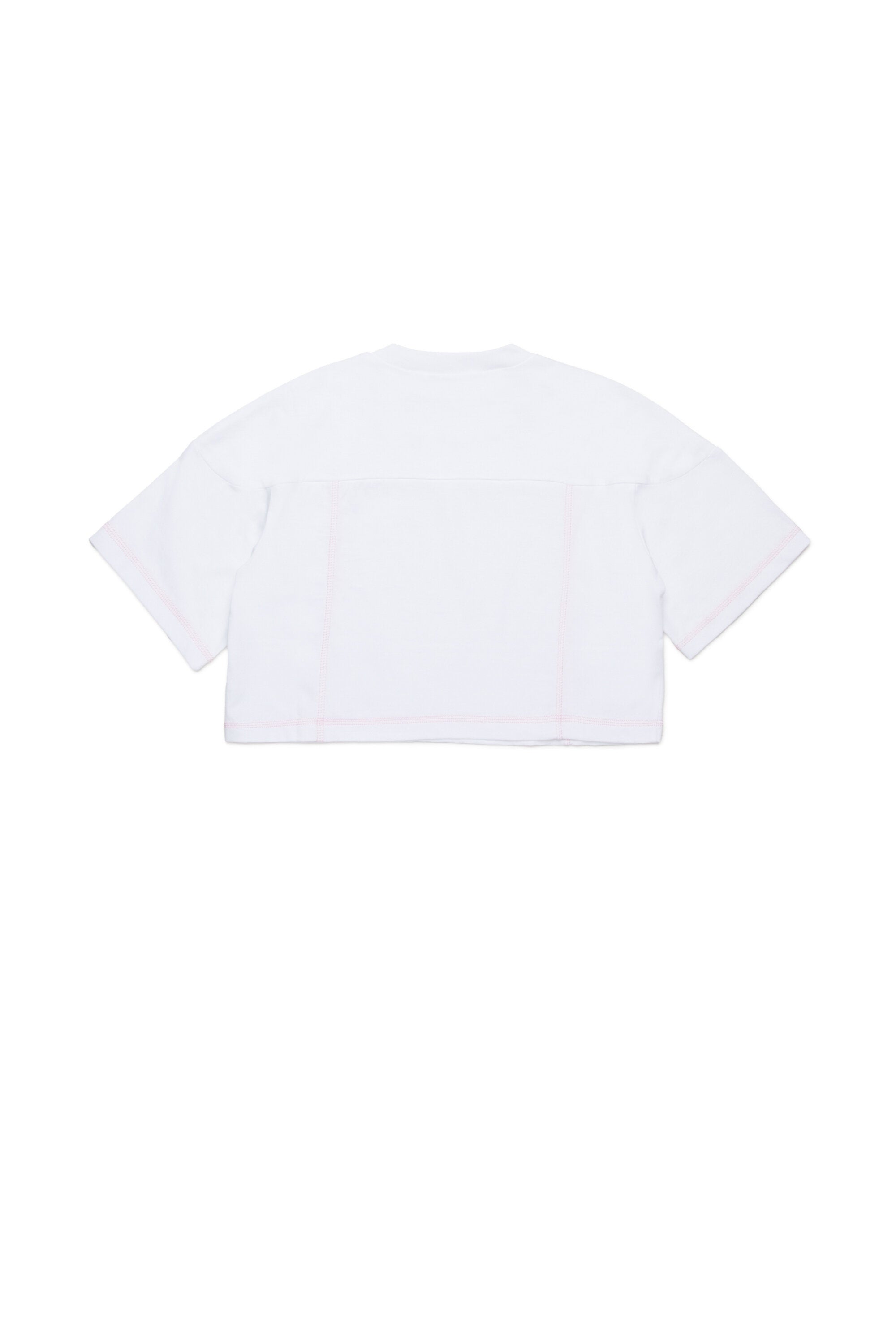 Branded cropped T-shirt