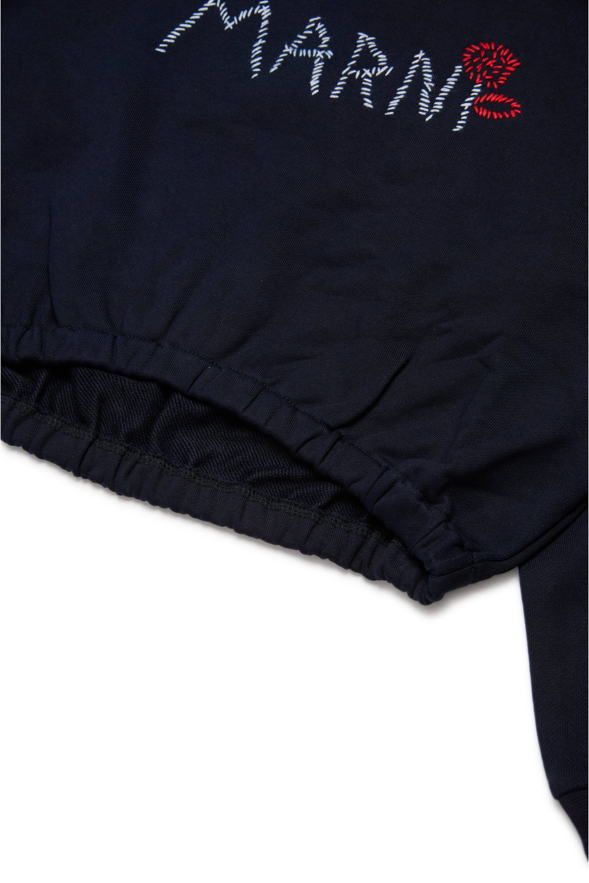 Marni Flower branded crew-neck cropped sweatshirt