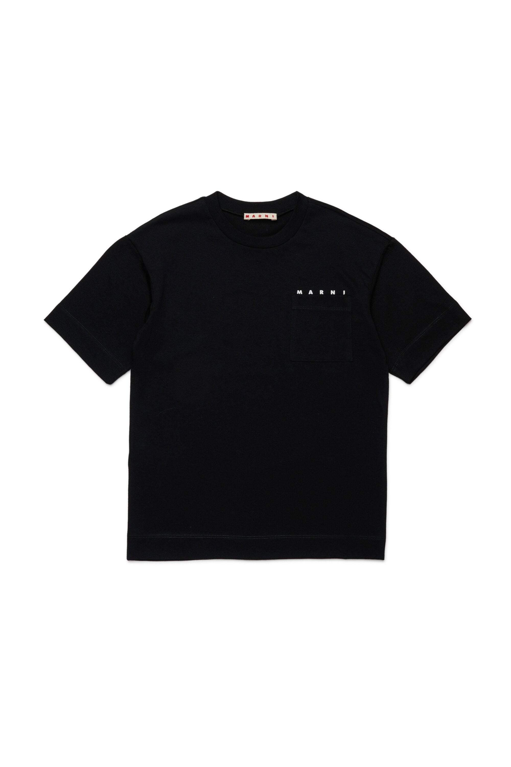 Jersey T-shirt with breast pocket