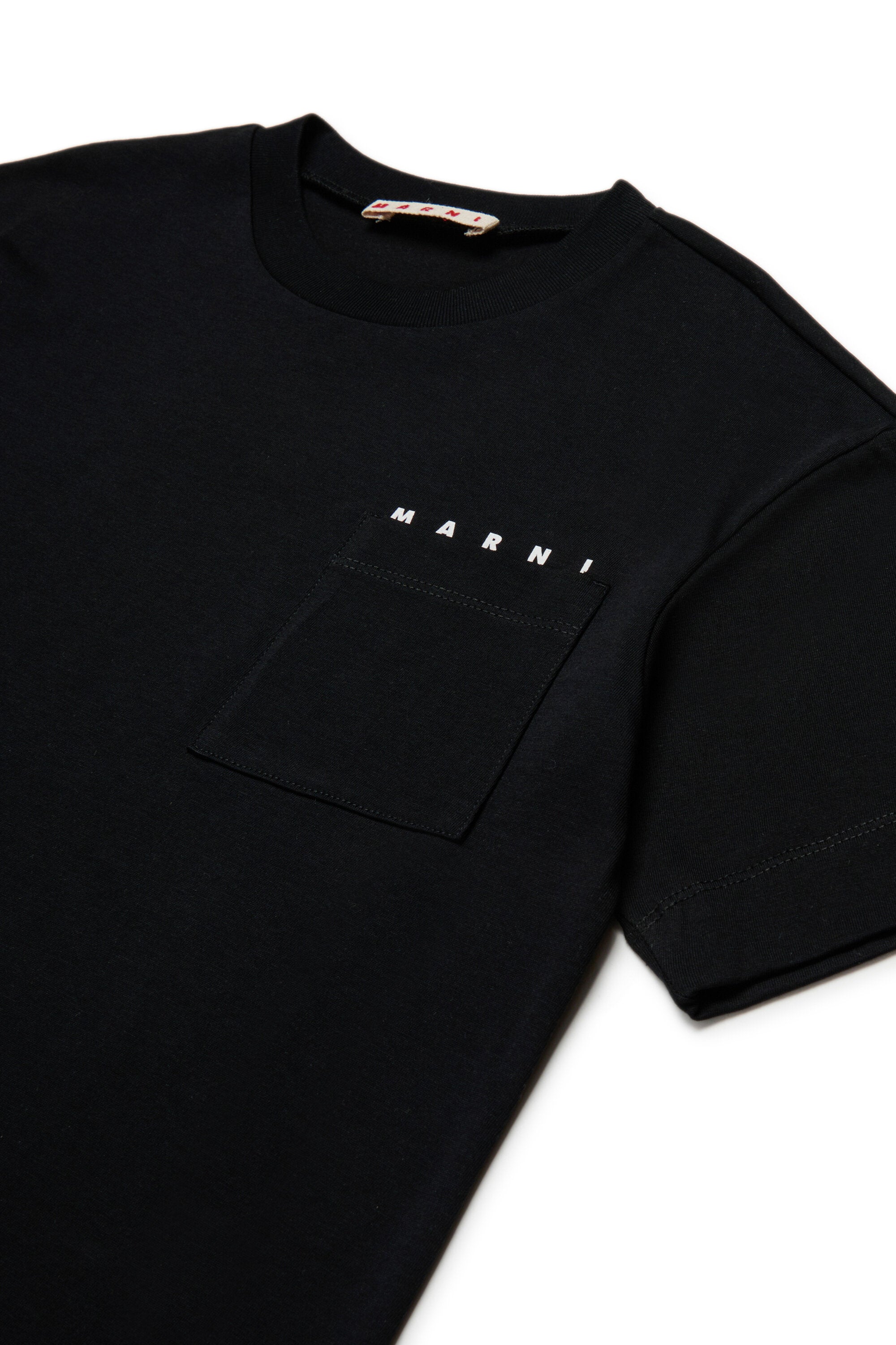 Jersey T-shirt with breast pocket