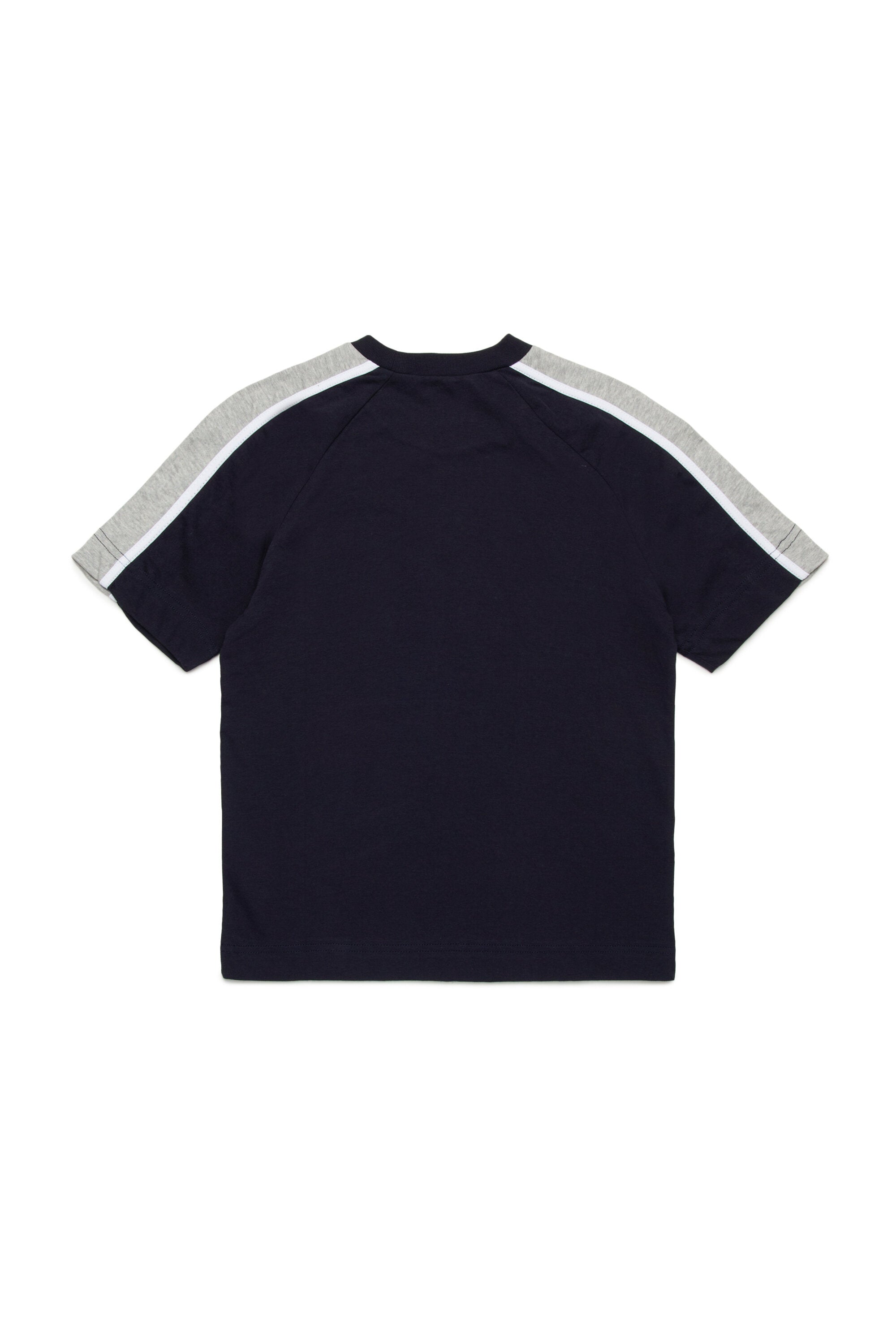 T-shirt with colorblock details
