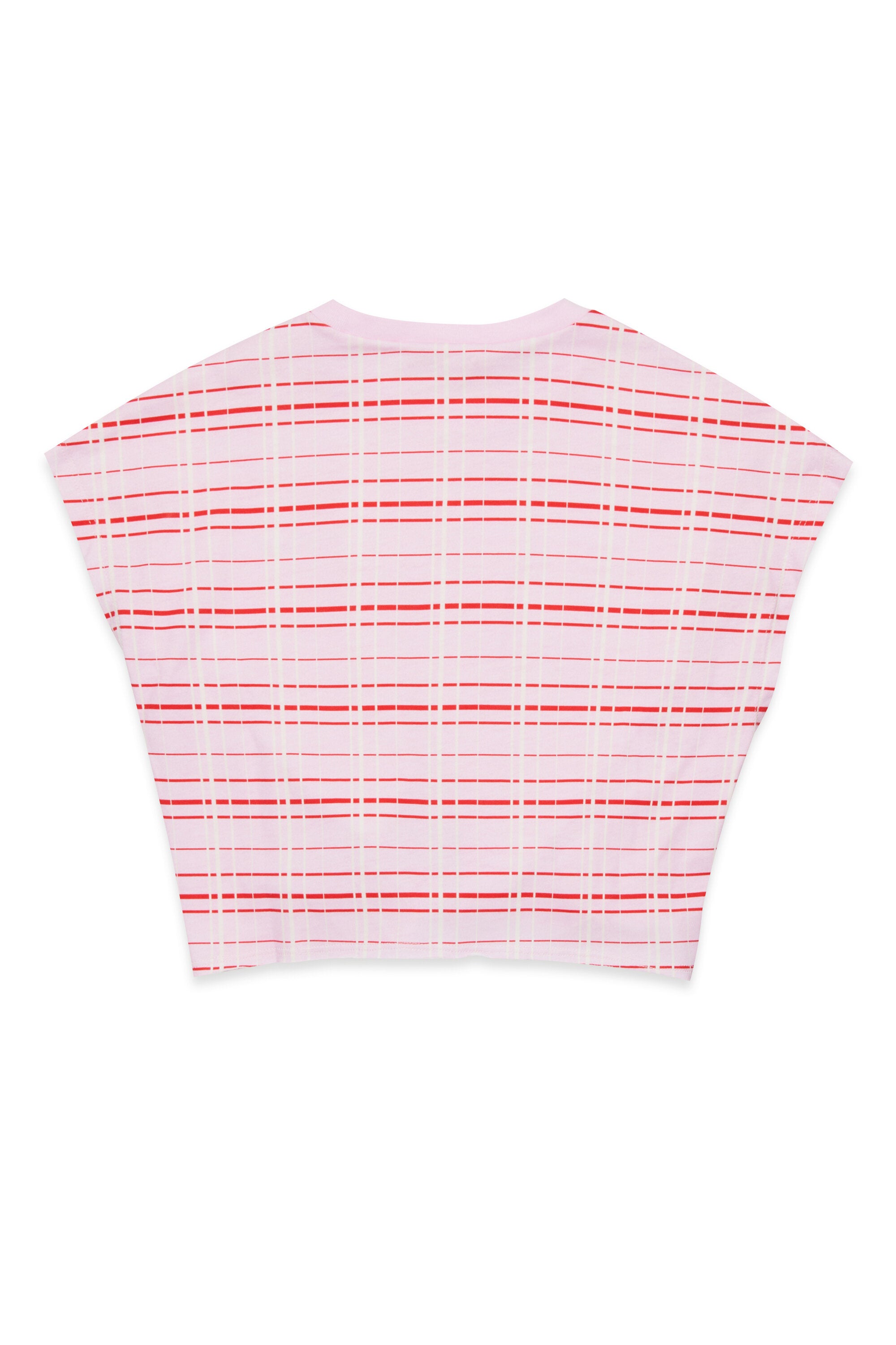 T-shirt with knotted allover Check