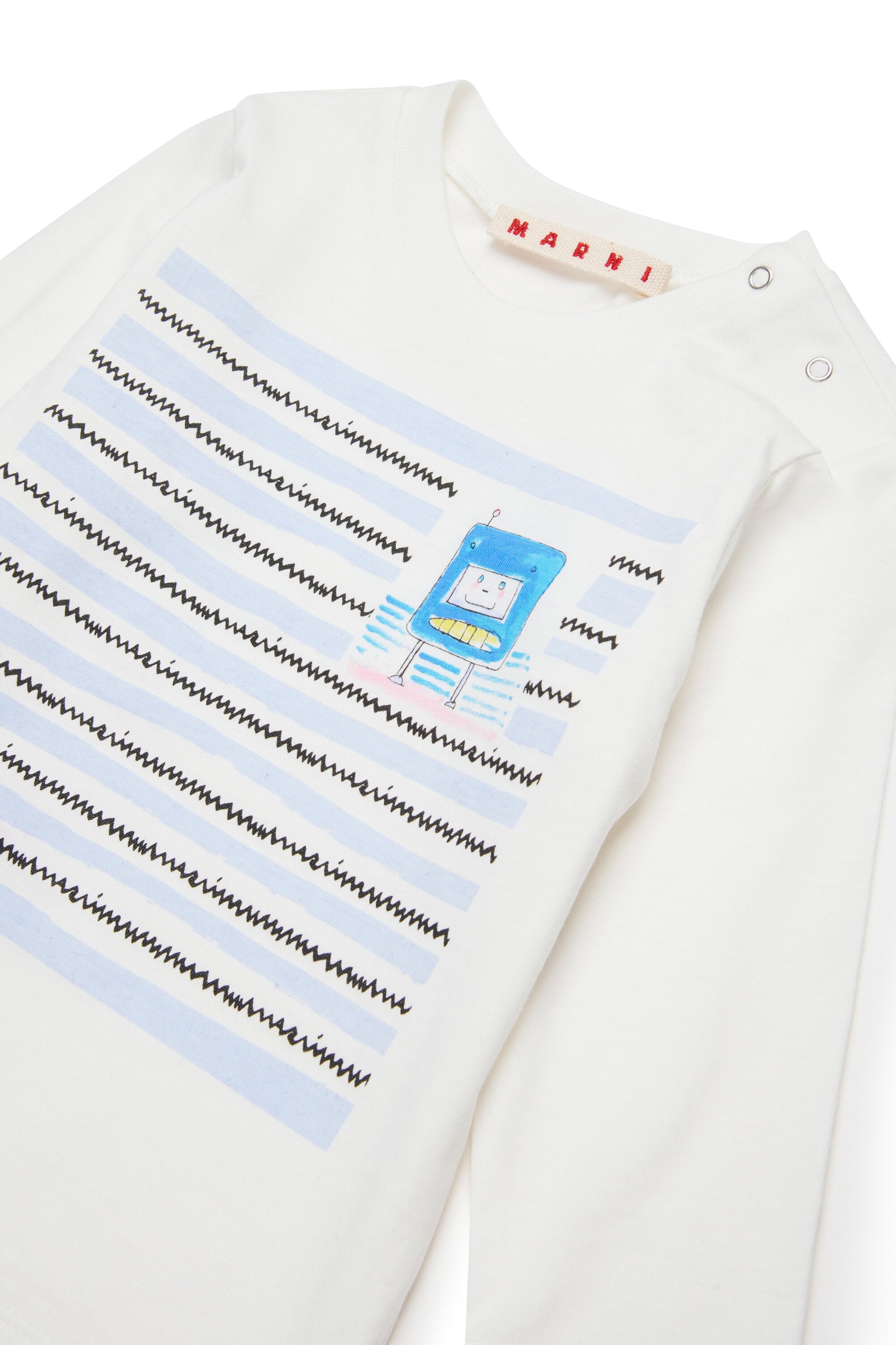 Long sleeves jersey T-shirt with Galaxy graphics