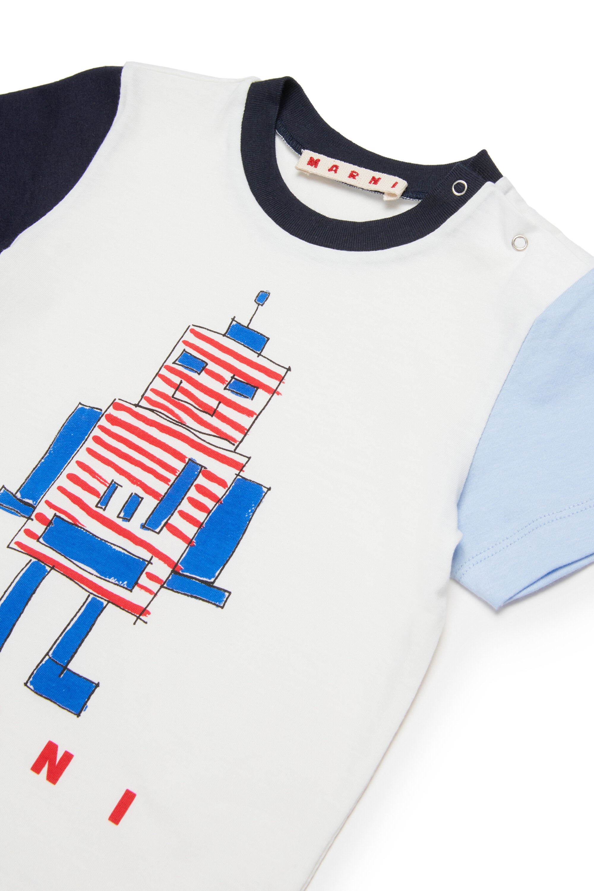 Galaxy print jersey T-shirt