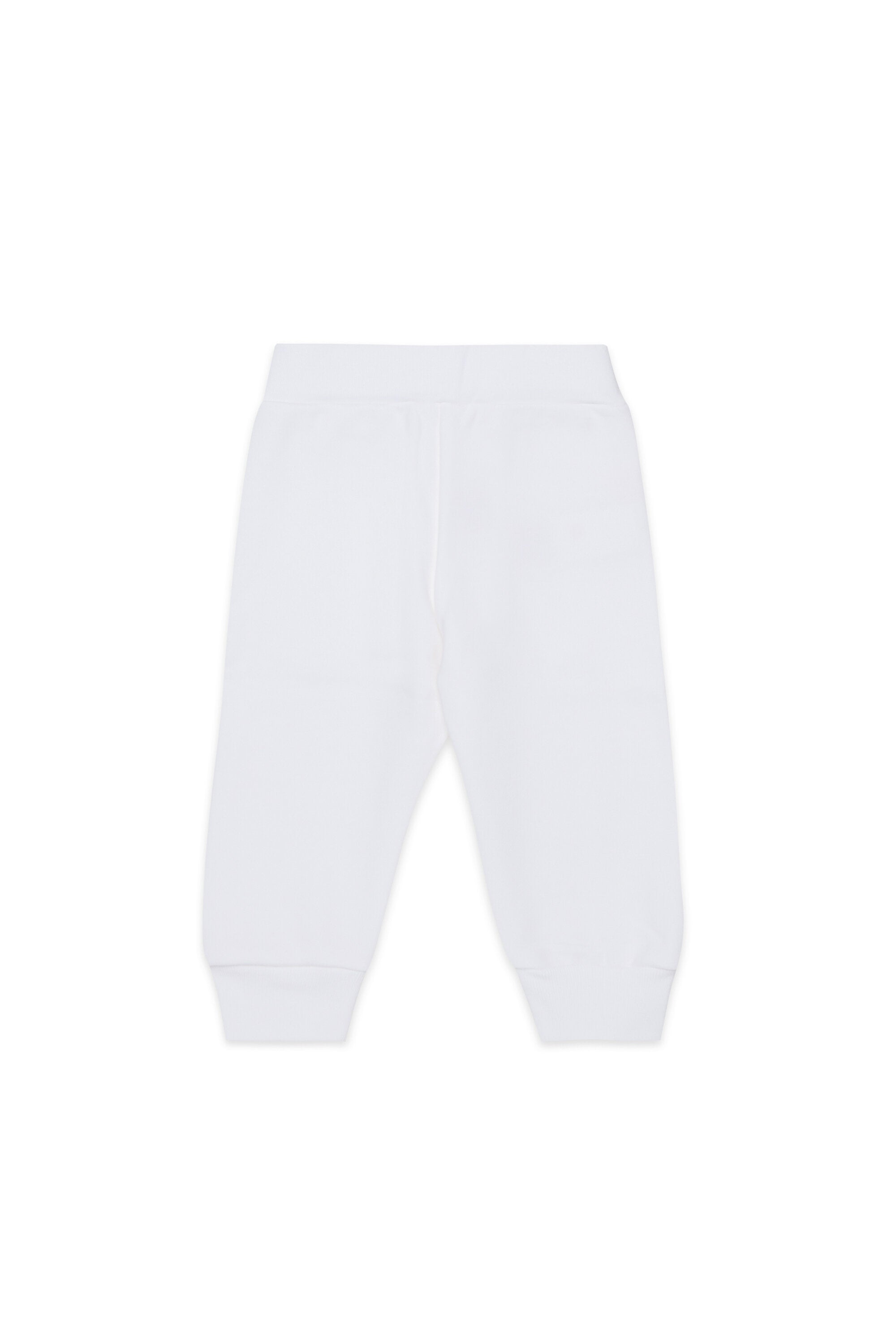 Fleece jogger pants with logo