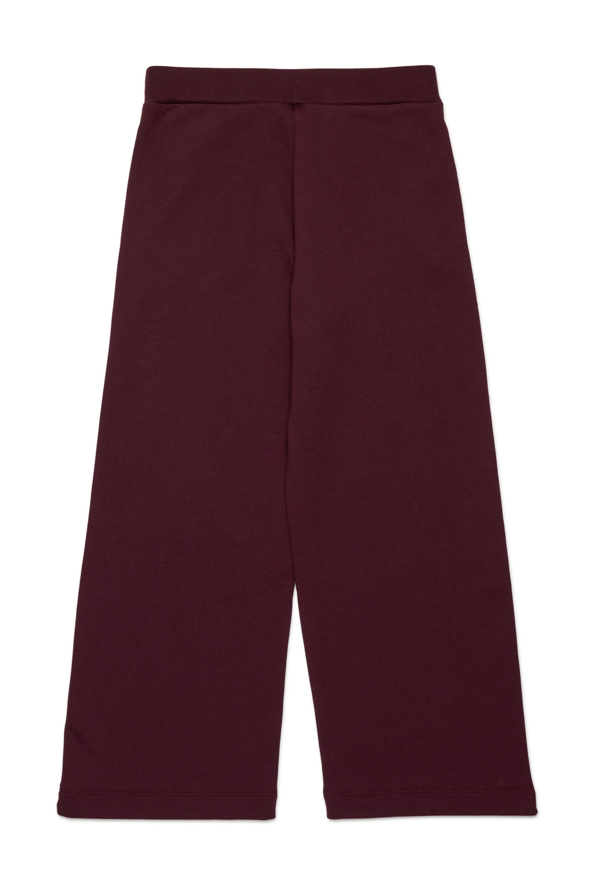 Fleece pants with side opening