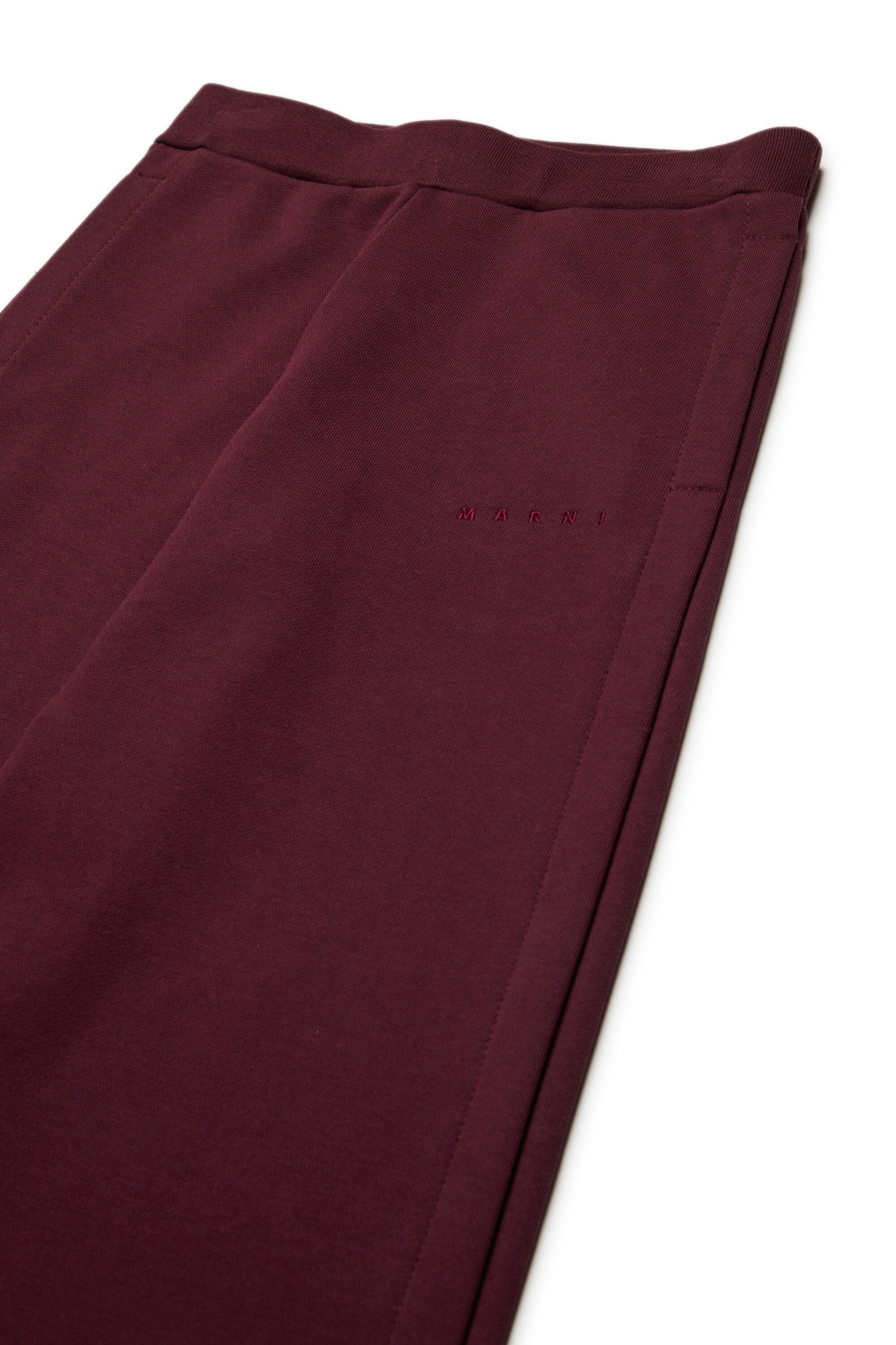 Fleece pants with side opening