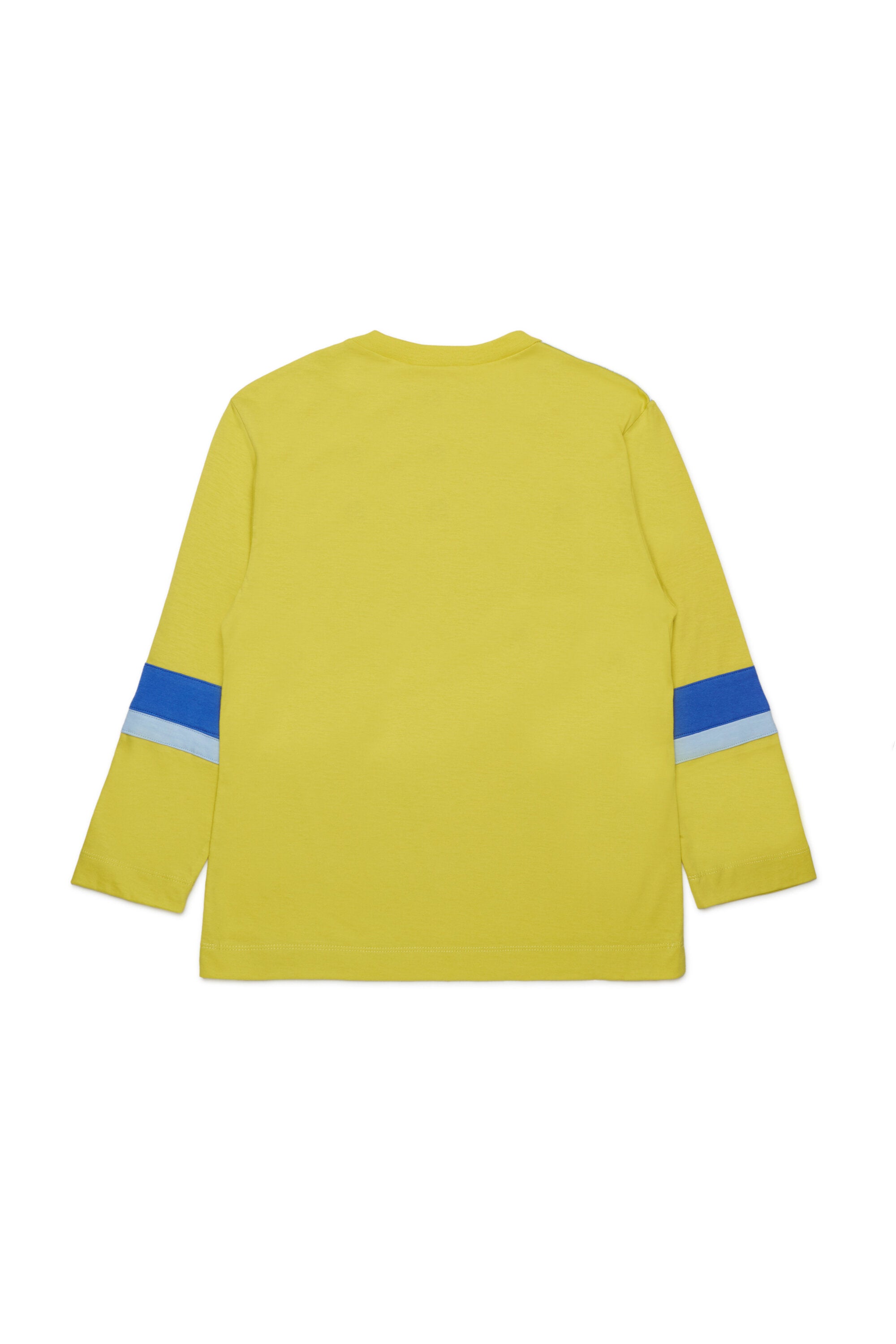 Long sleeves colorblock jersey T-shirt