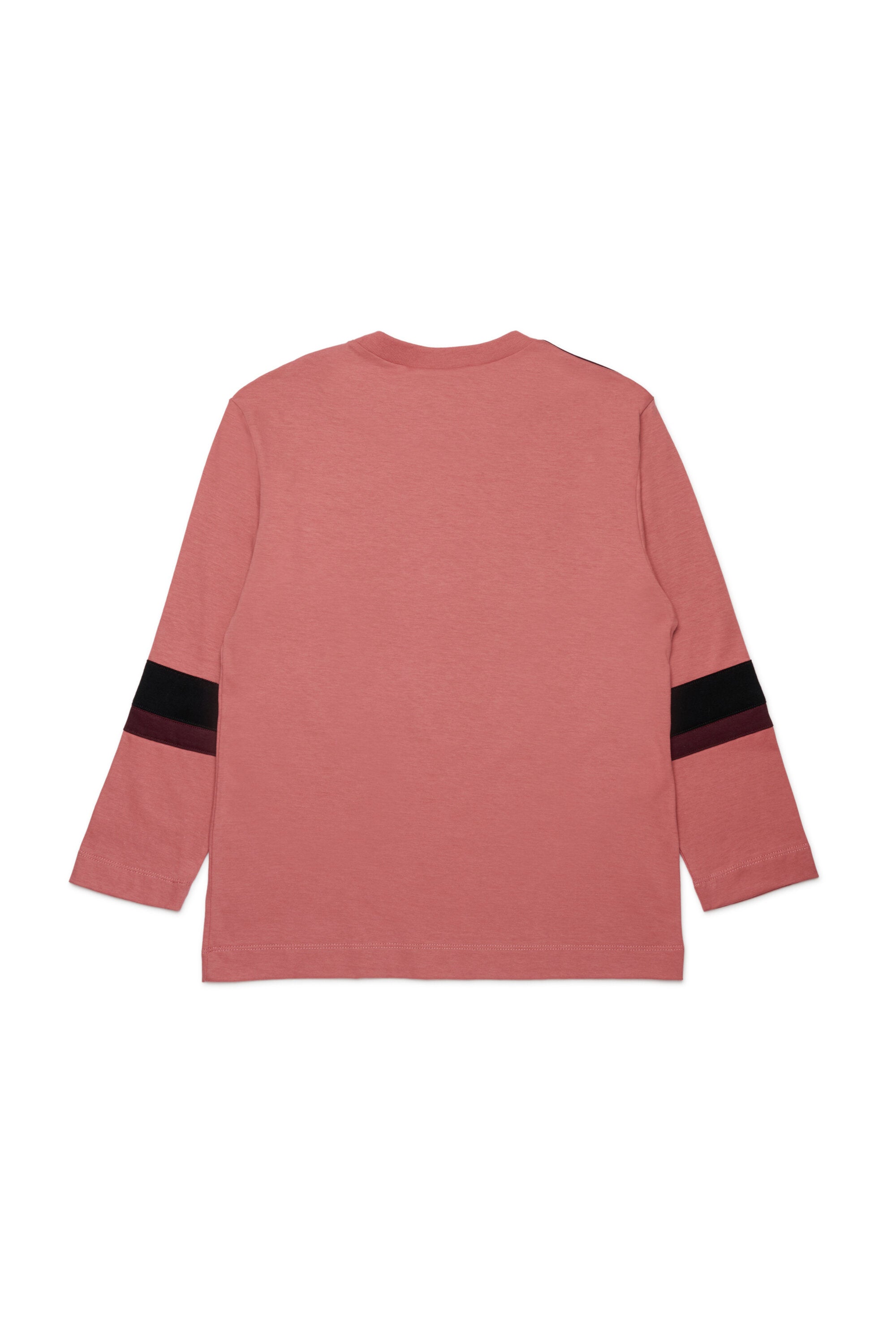 Long sleeves colorblock jersey T-shirt