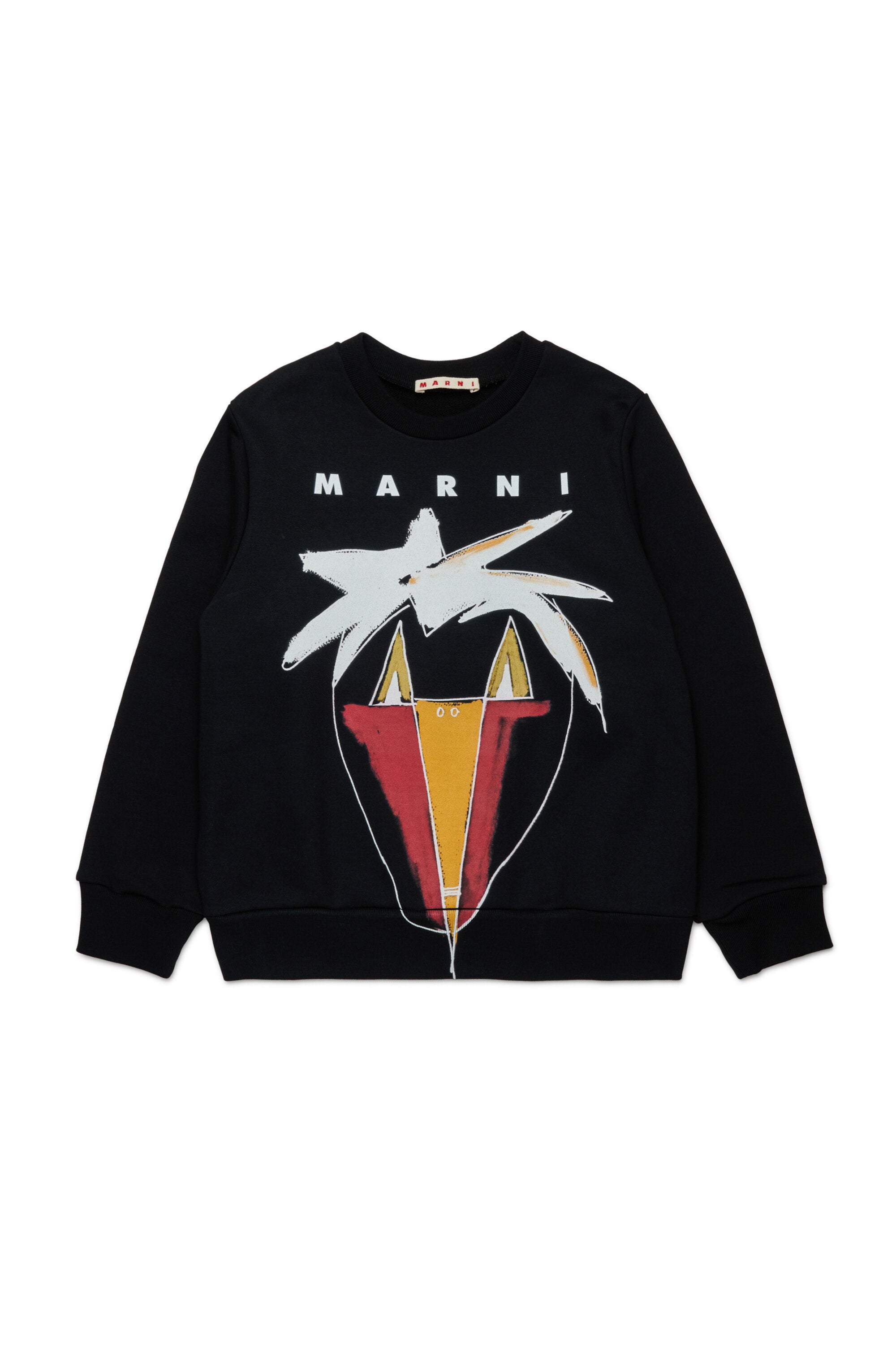 Crew-neck sweatshirt with Jungle graphics