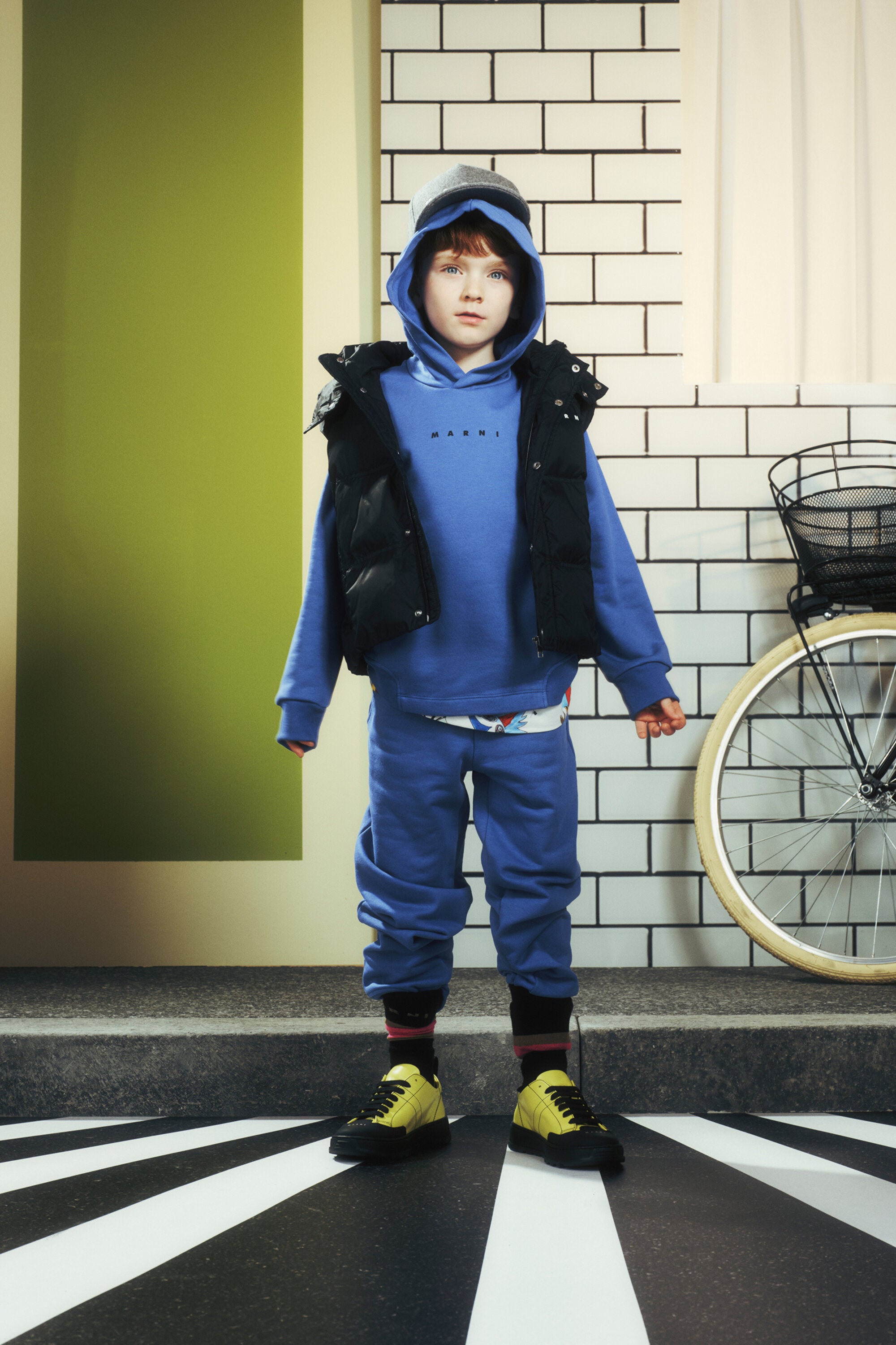 Marni logo hooded sweatshirt