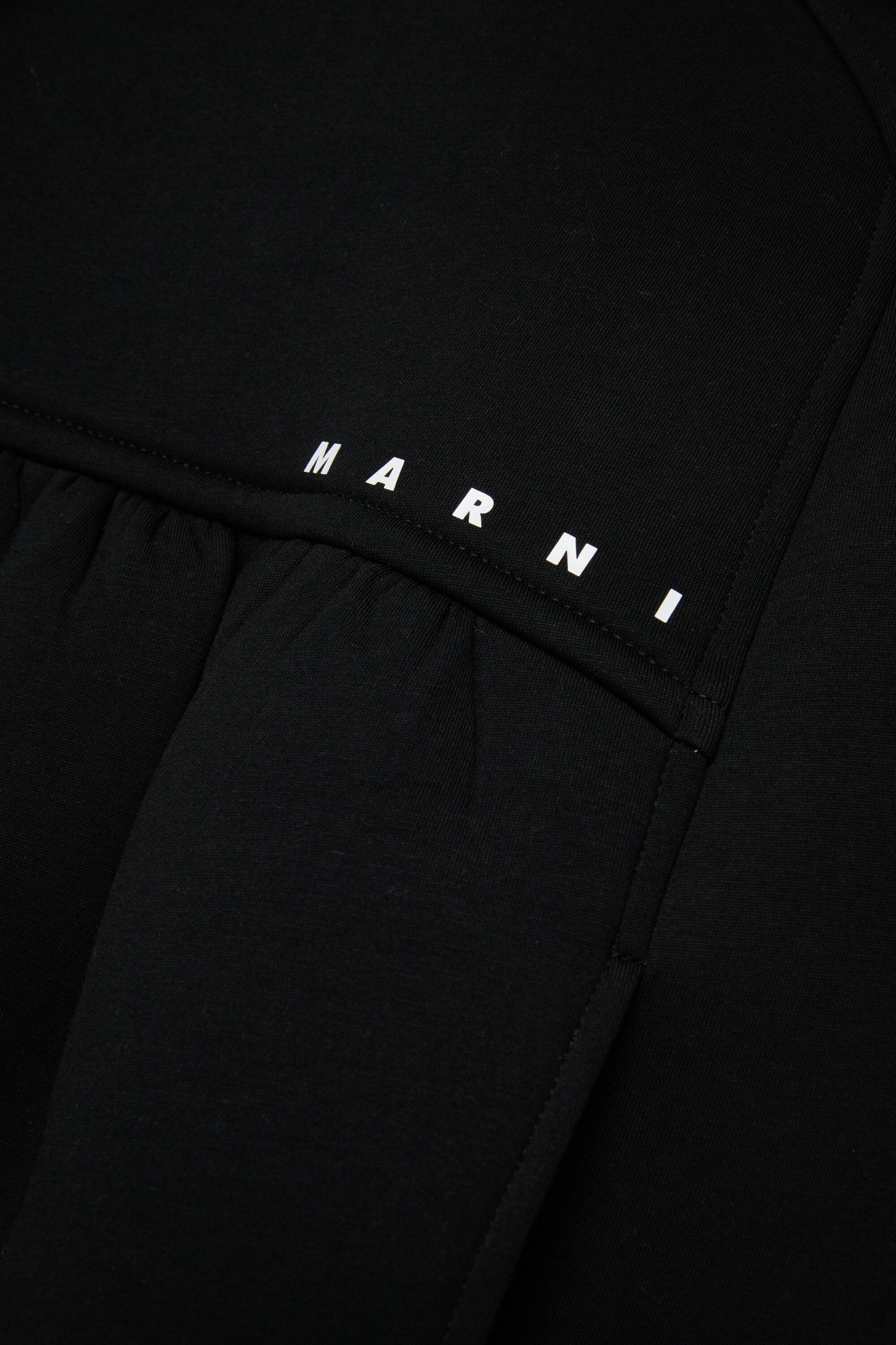 Neoprene egg-shape mini dress