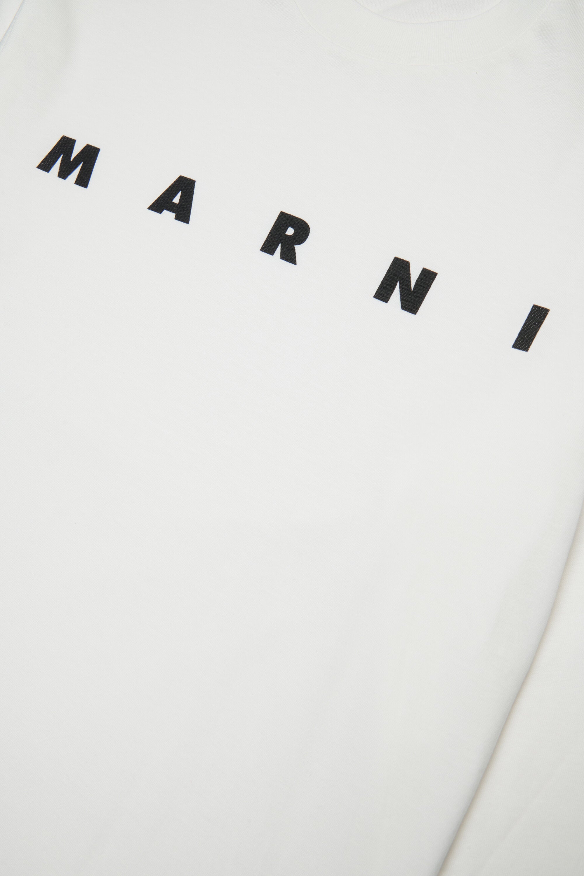 Long sleeves jersey T-shirt with Marni logo