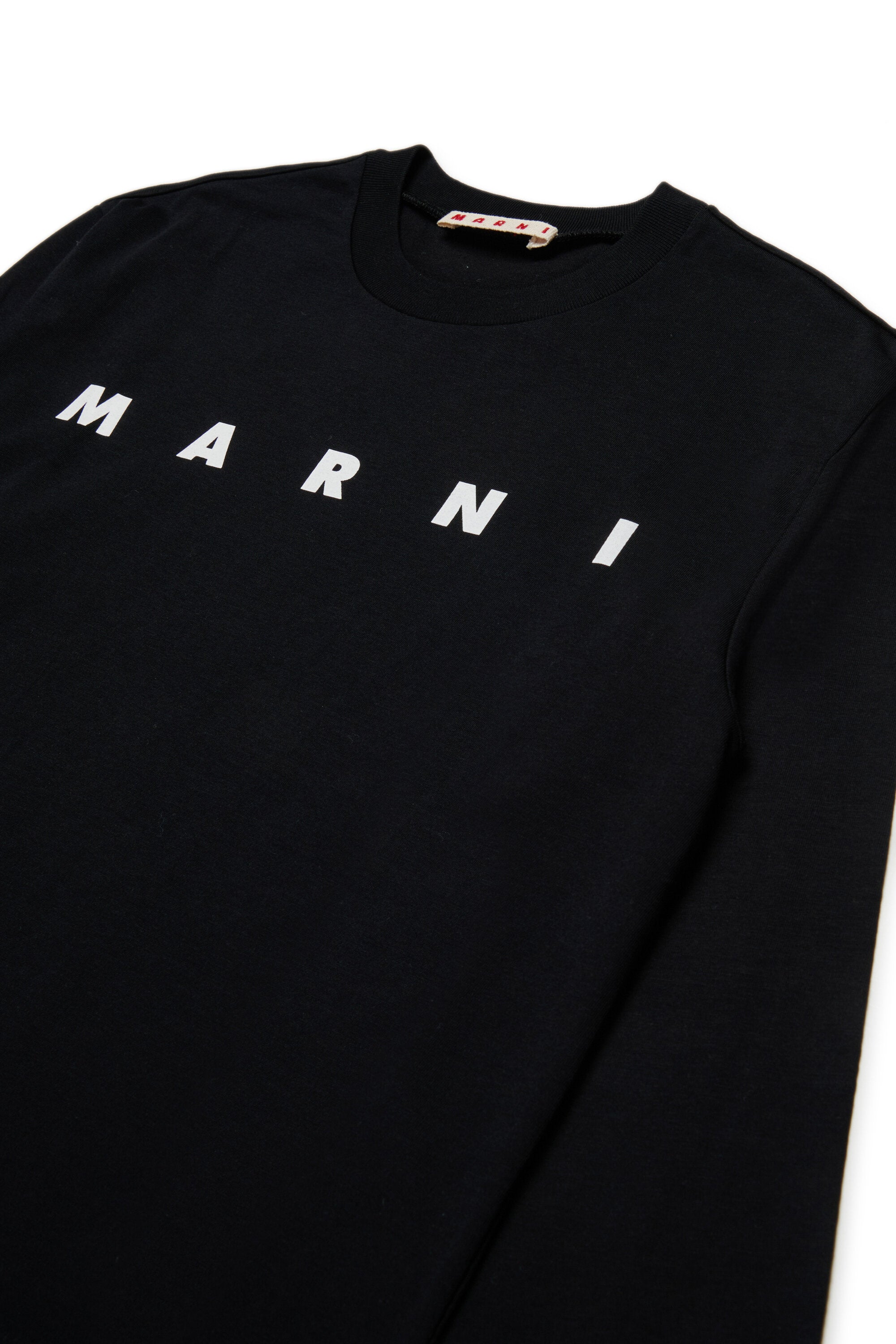 Long sleeves jersey T-shirt with Marni logo