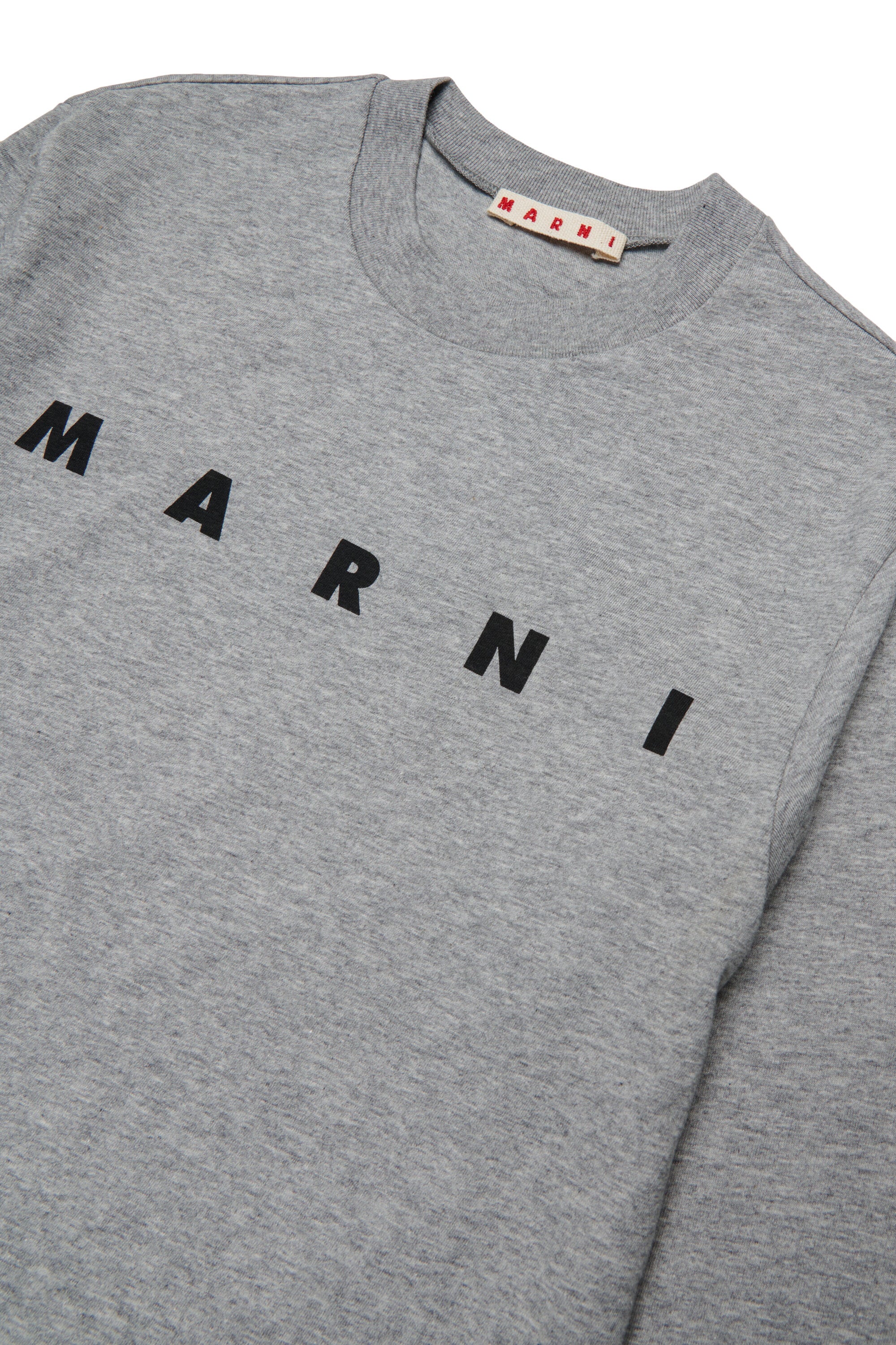 Long sleeves jersey T-shirt with Marni logo