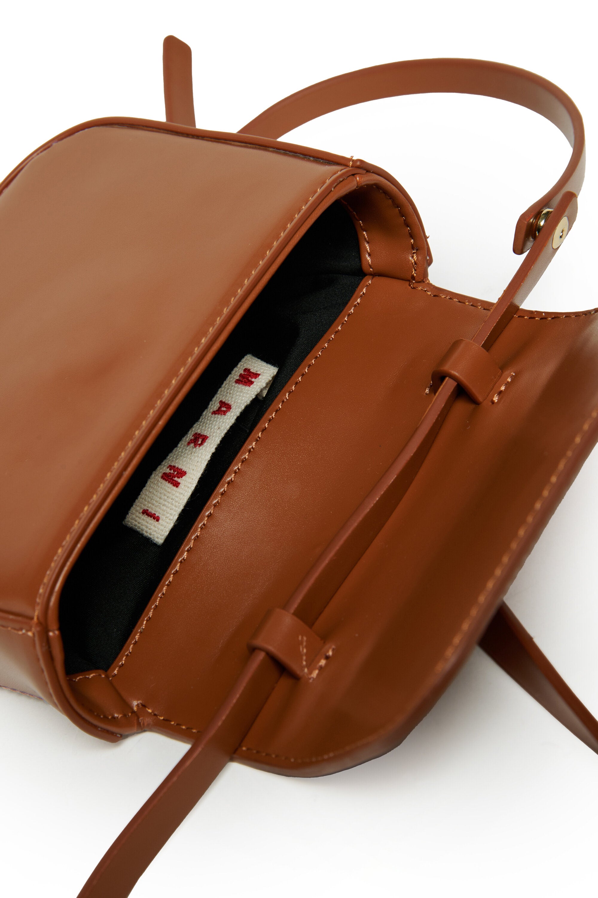 Punk Bag in coated fabric with shoulder strap