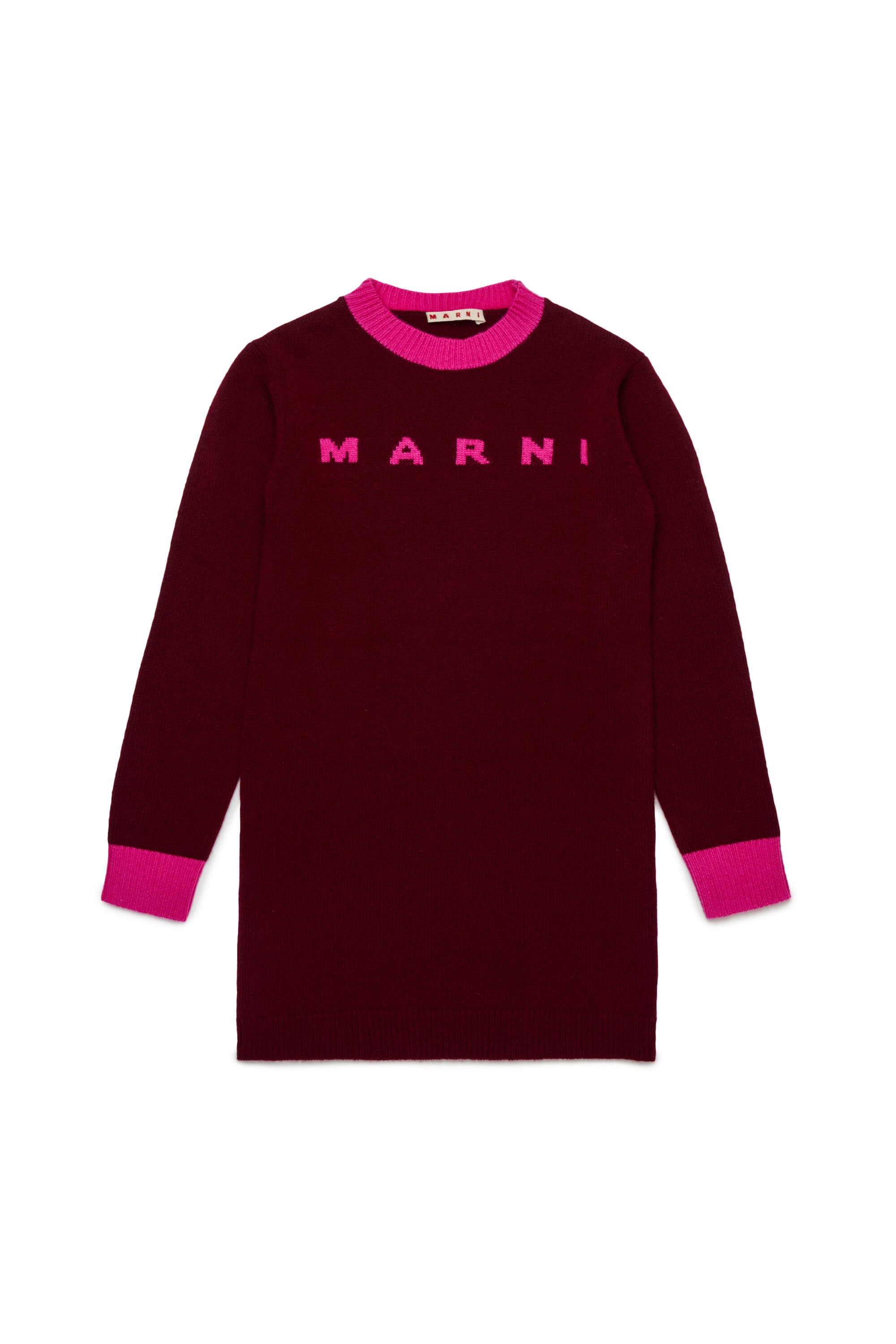 Cashmere blend knit mini dress