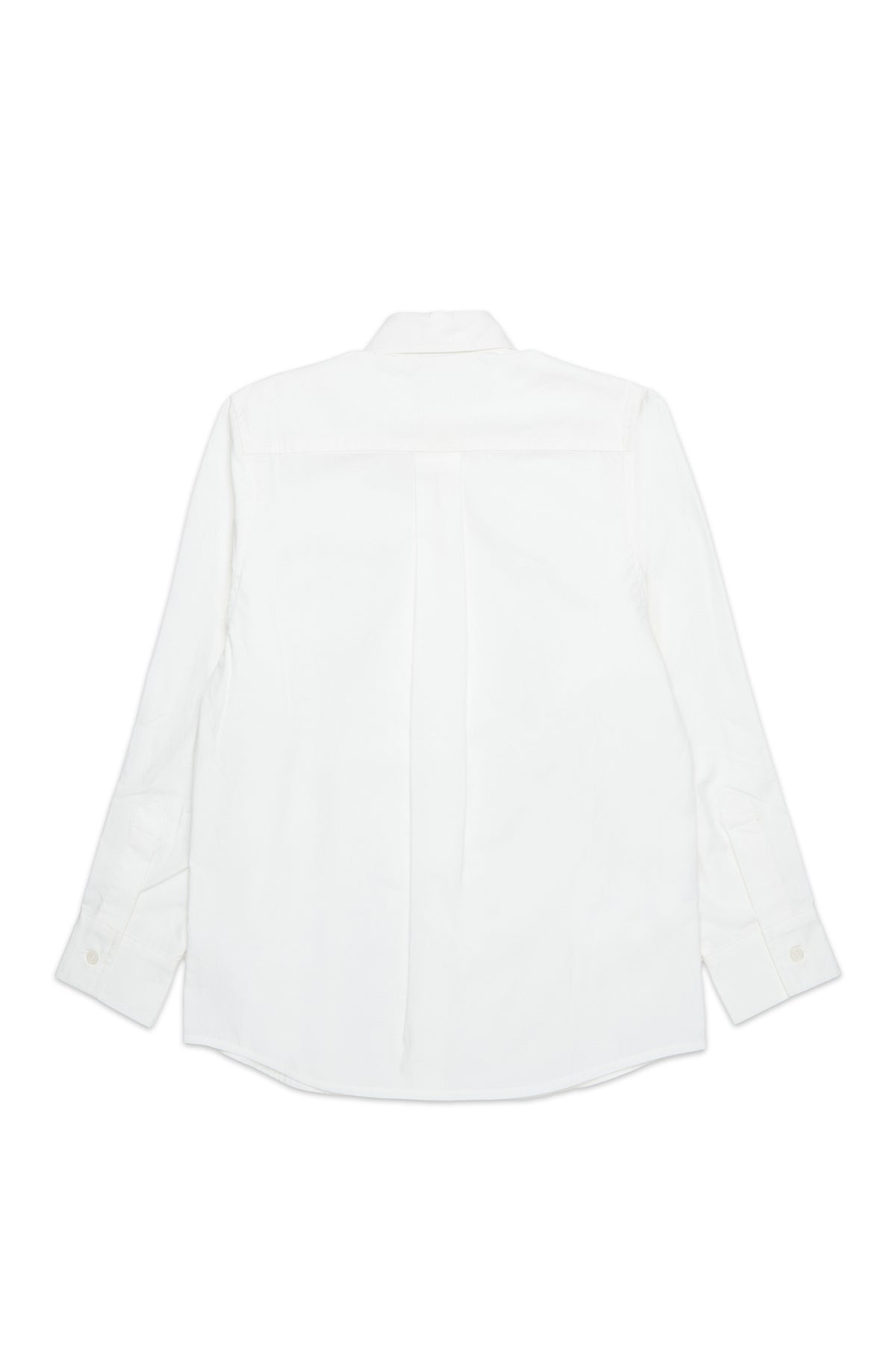Embroidered logo poplin shirt