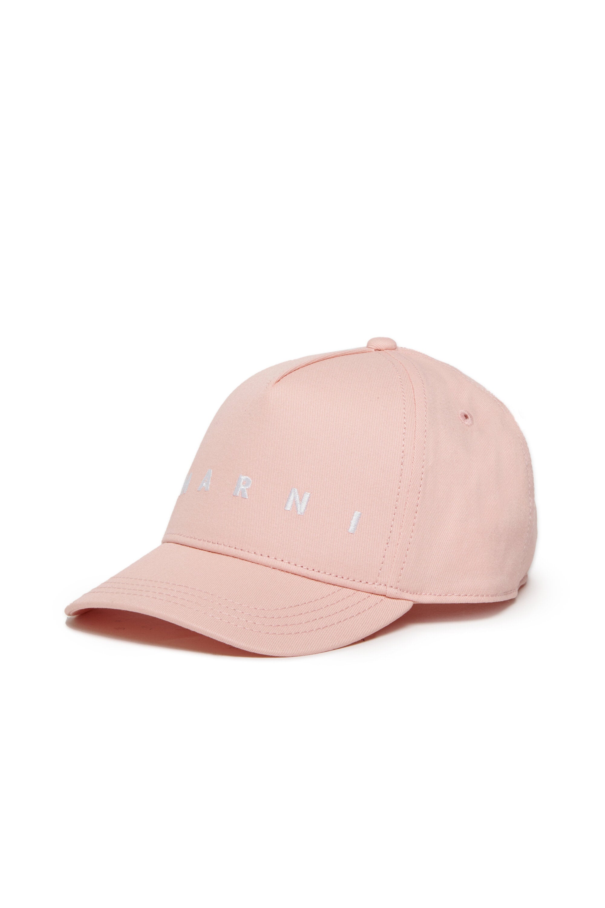 Gabardine baseball cap with logo