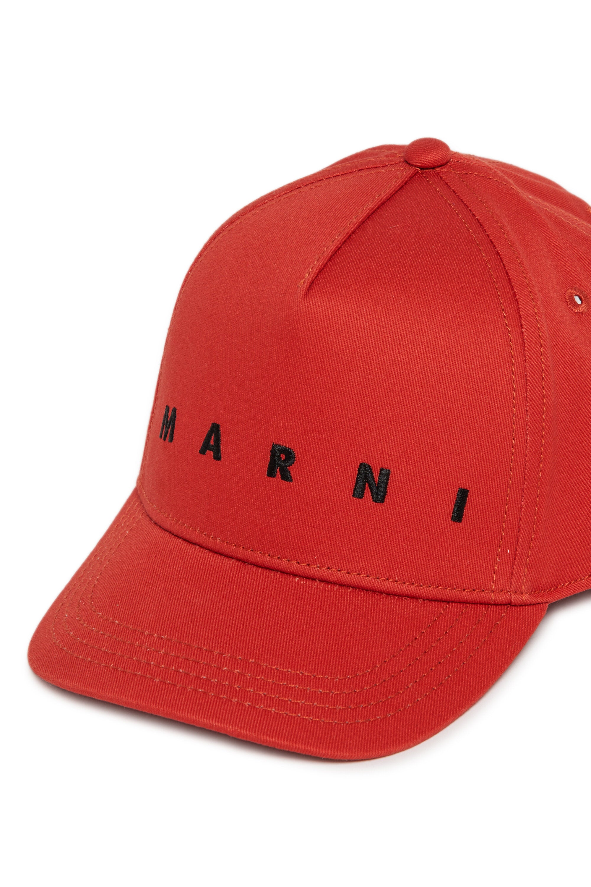 Gabardine baseball cap with logo