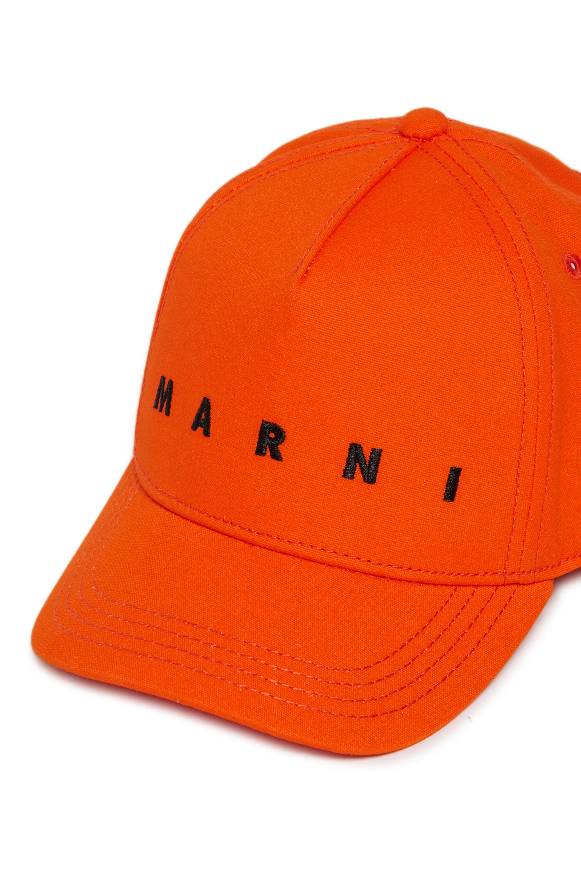Gabardine baseball cap with logo