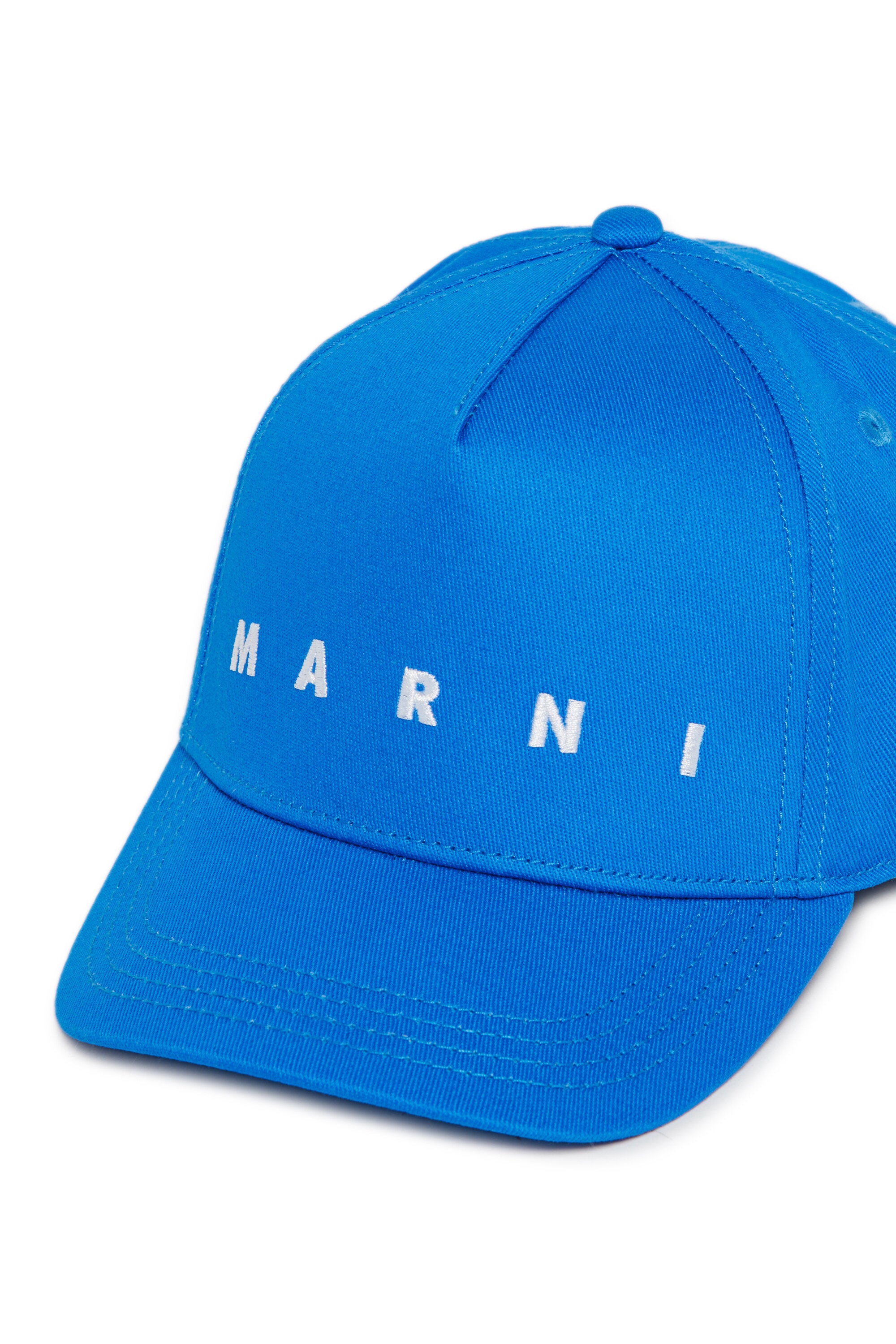 Gabardine baseball cap with logo