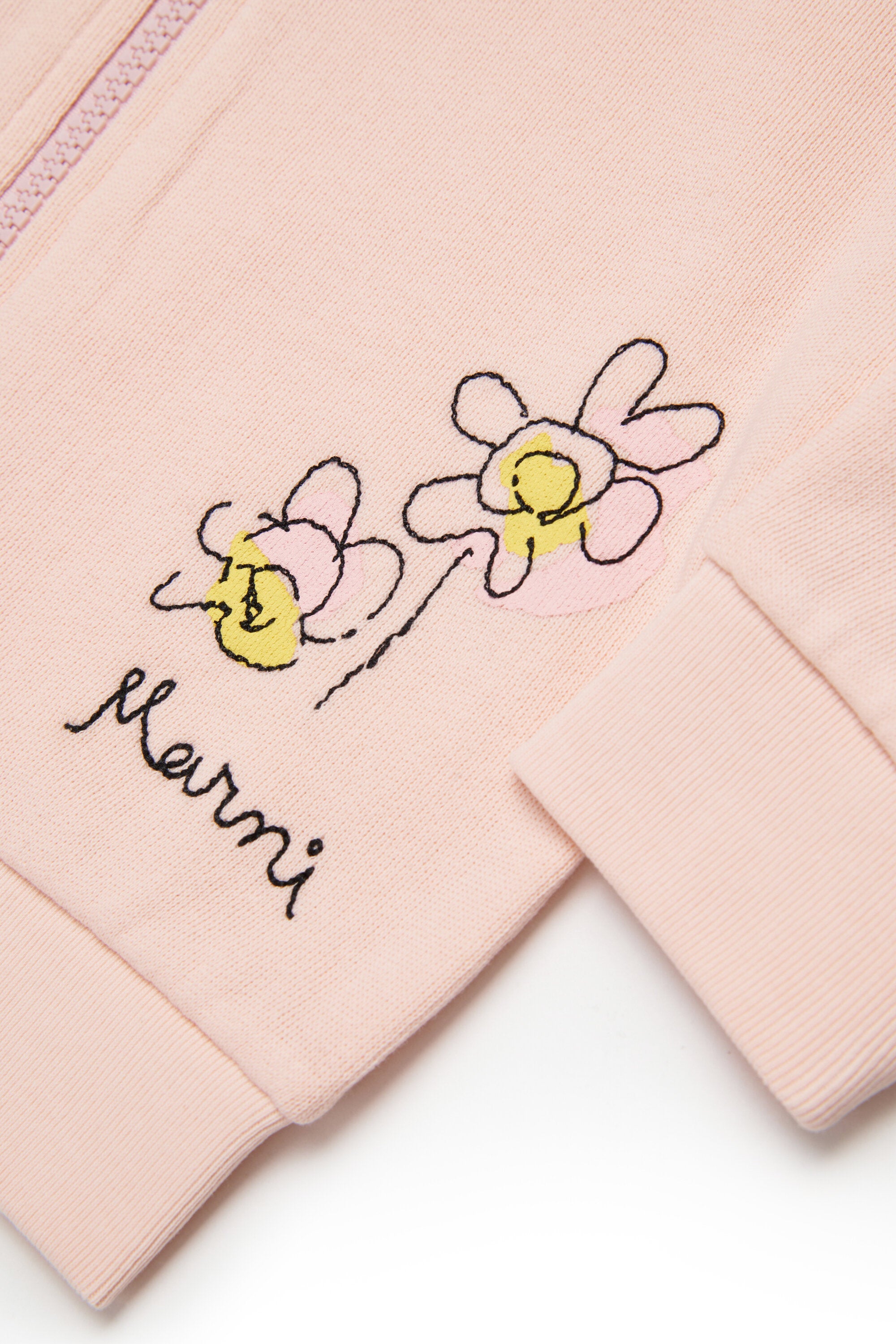 Full zip sweatshirt with logo