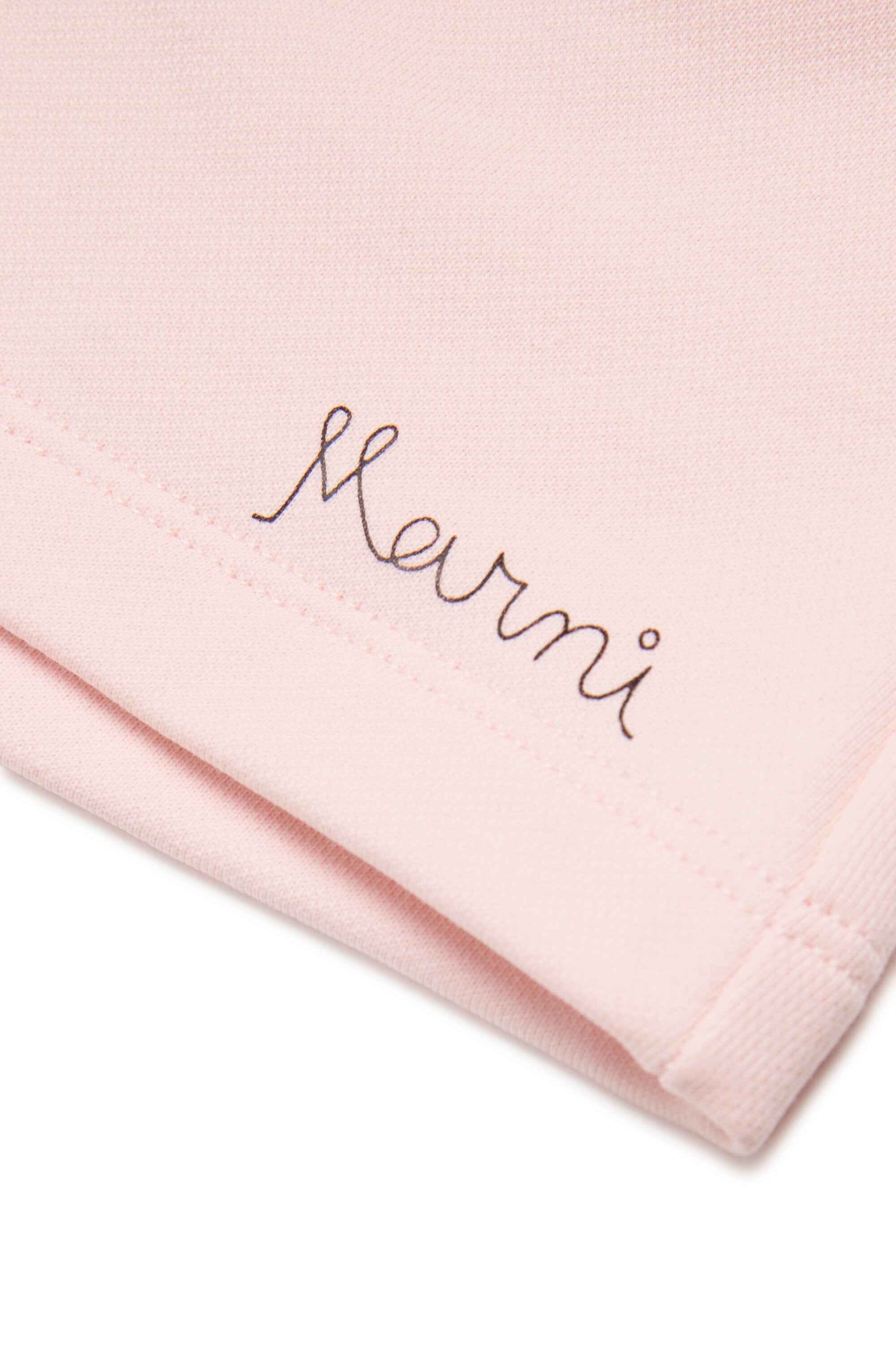 Fleece shorts with logo