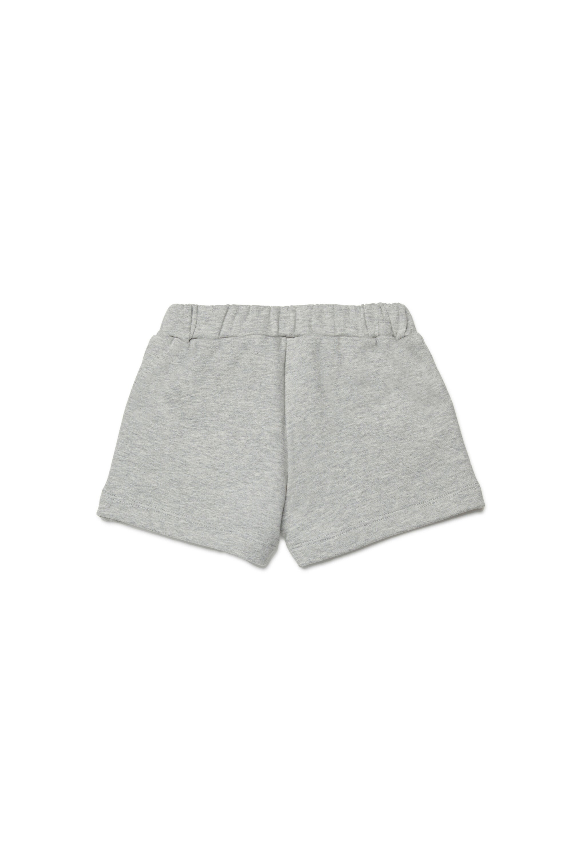 Fleece shorts with logo