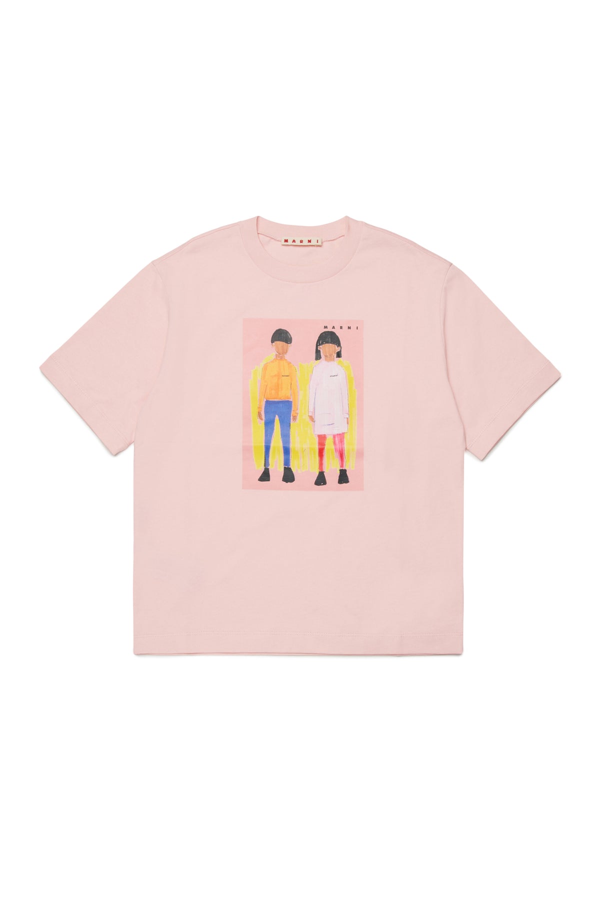 T-shirt with illustrated front print