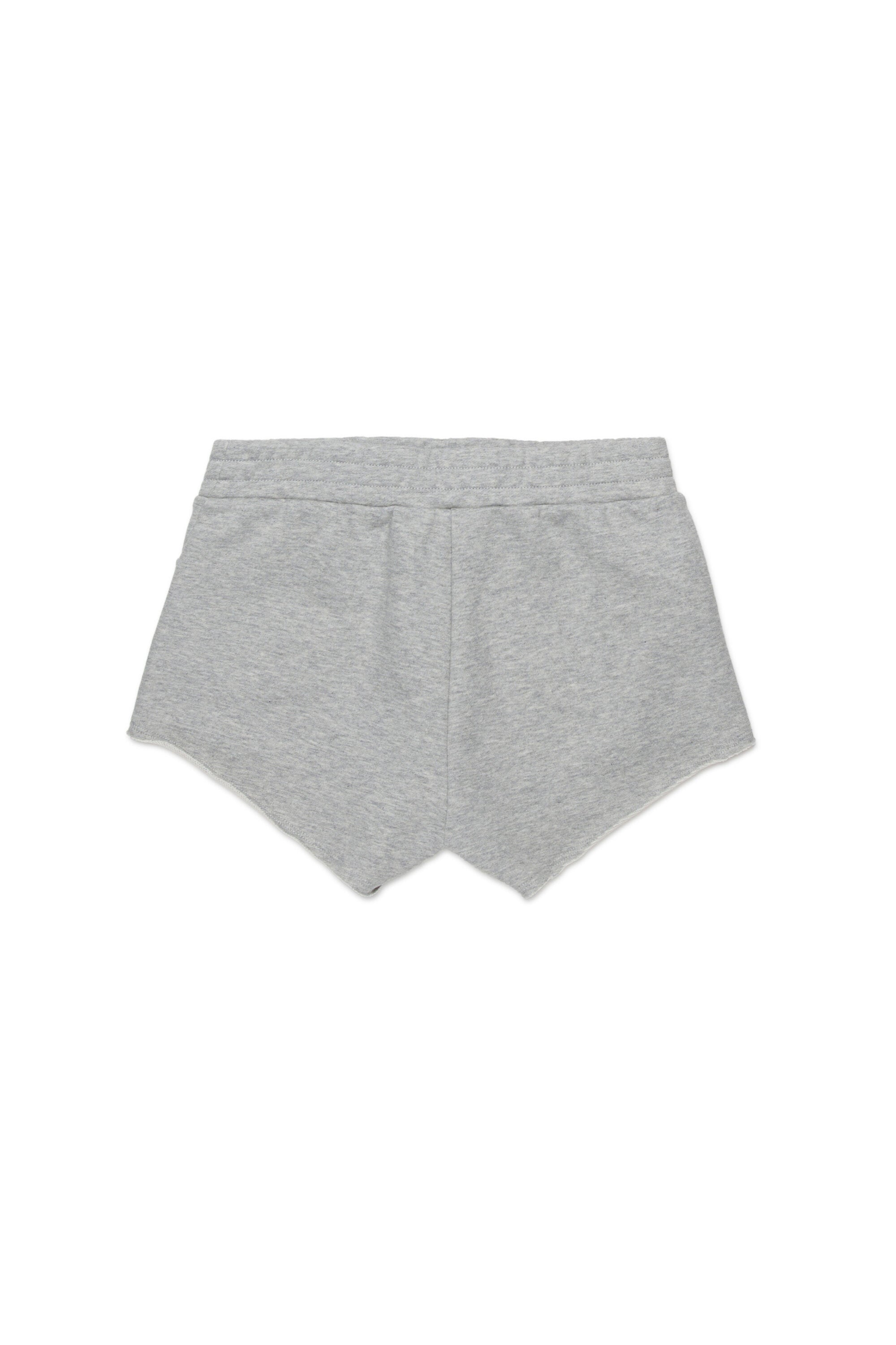 Fleece shorts with logo