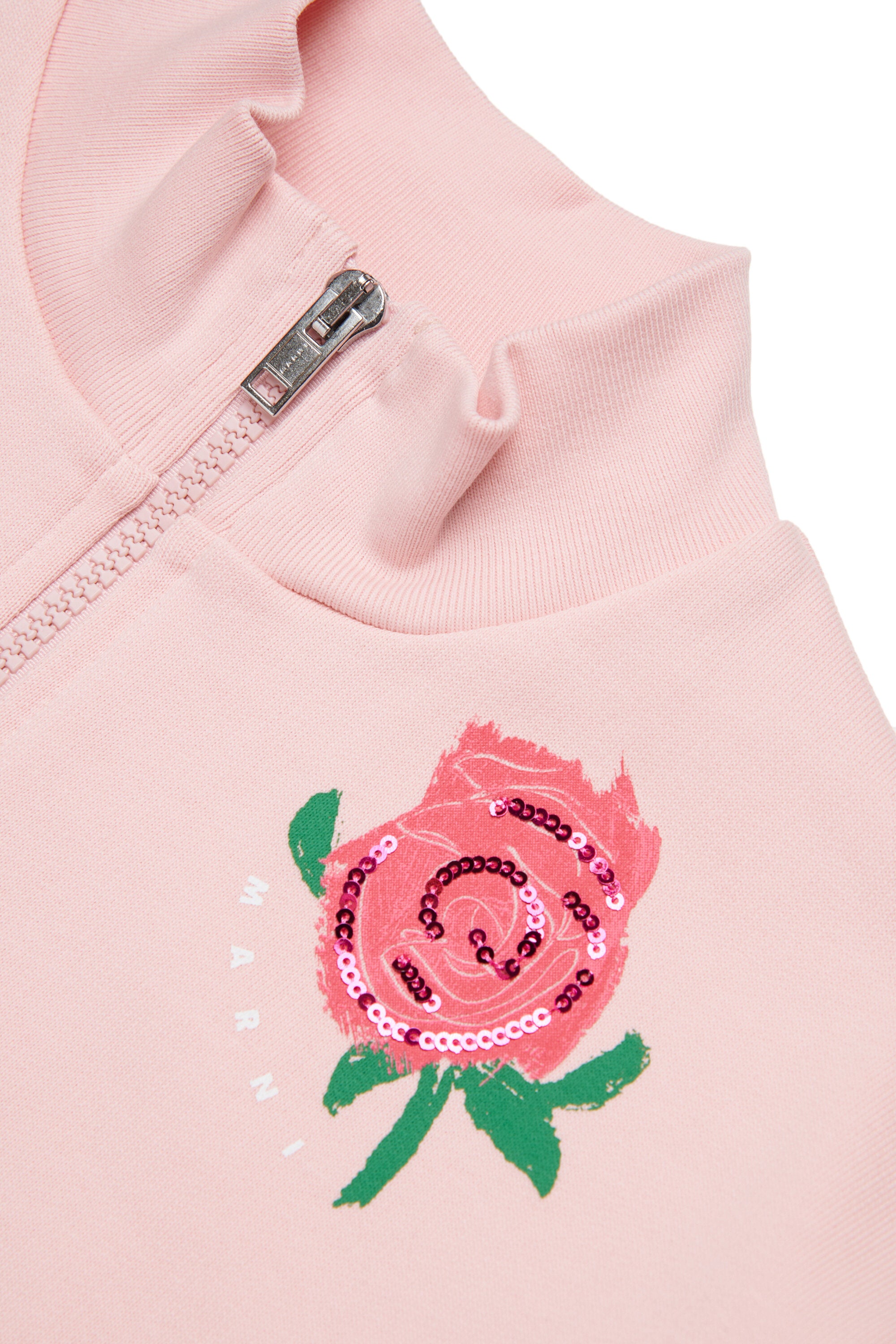 Full-zip sweatshirt with logo