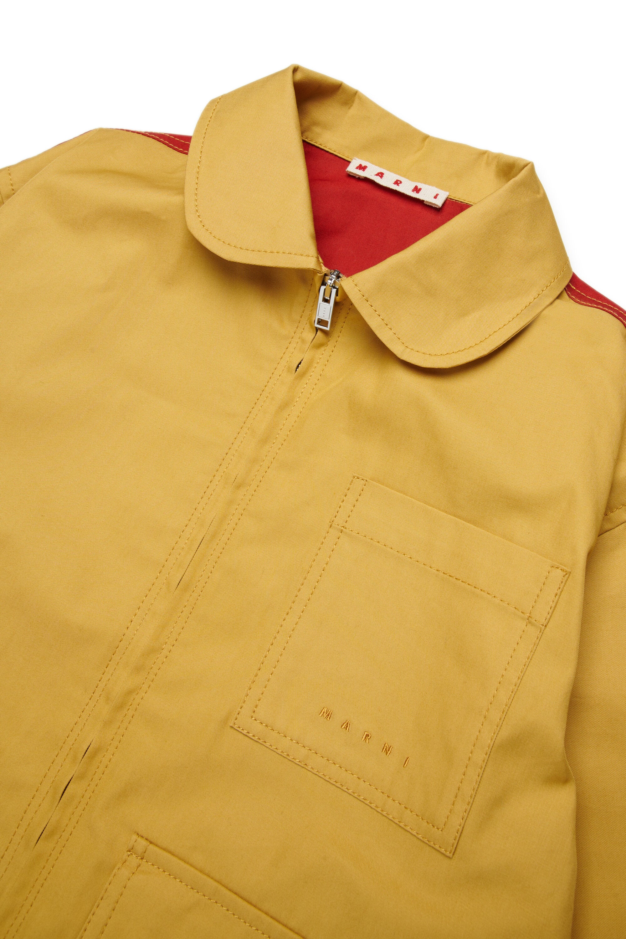 Jacket with printed logo