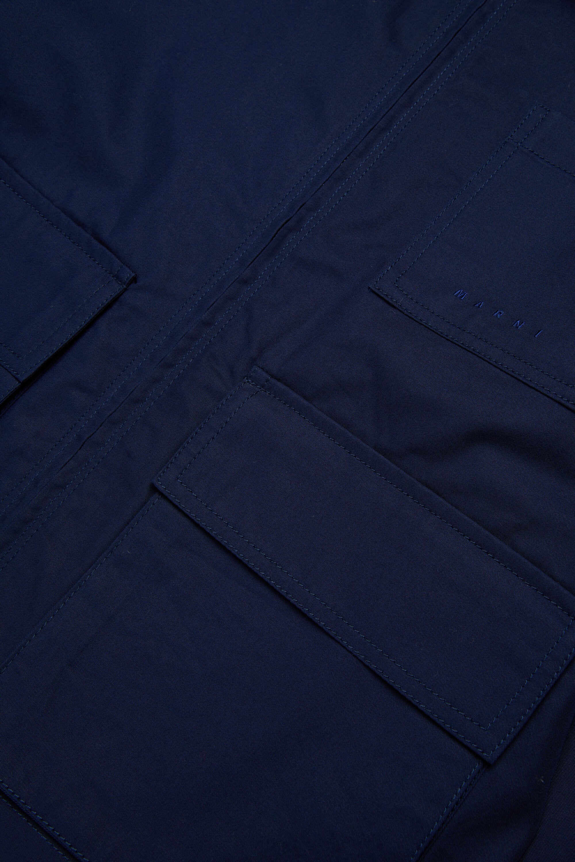 Jacket with printed logo