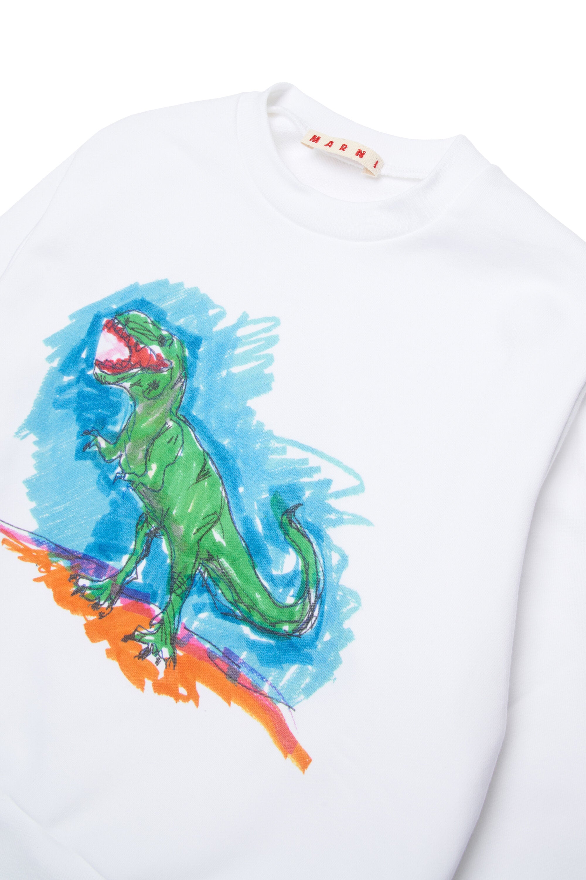 Crewneck sweatshirt with Jurassic World-themed logo