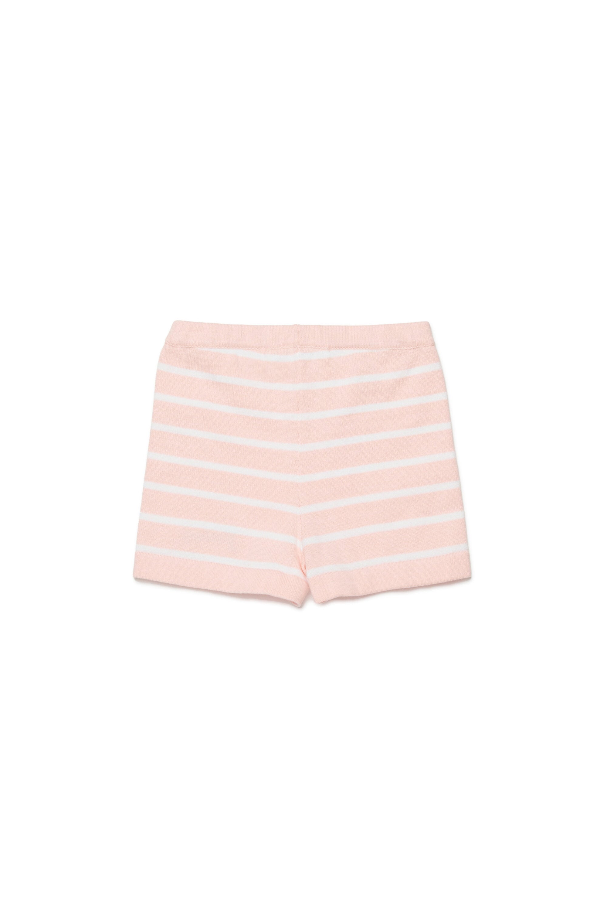 Knit shorts with logo
